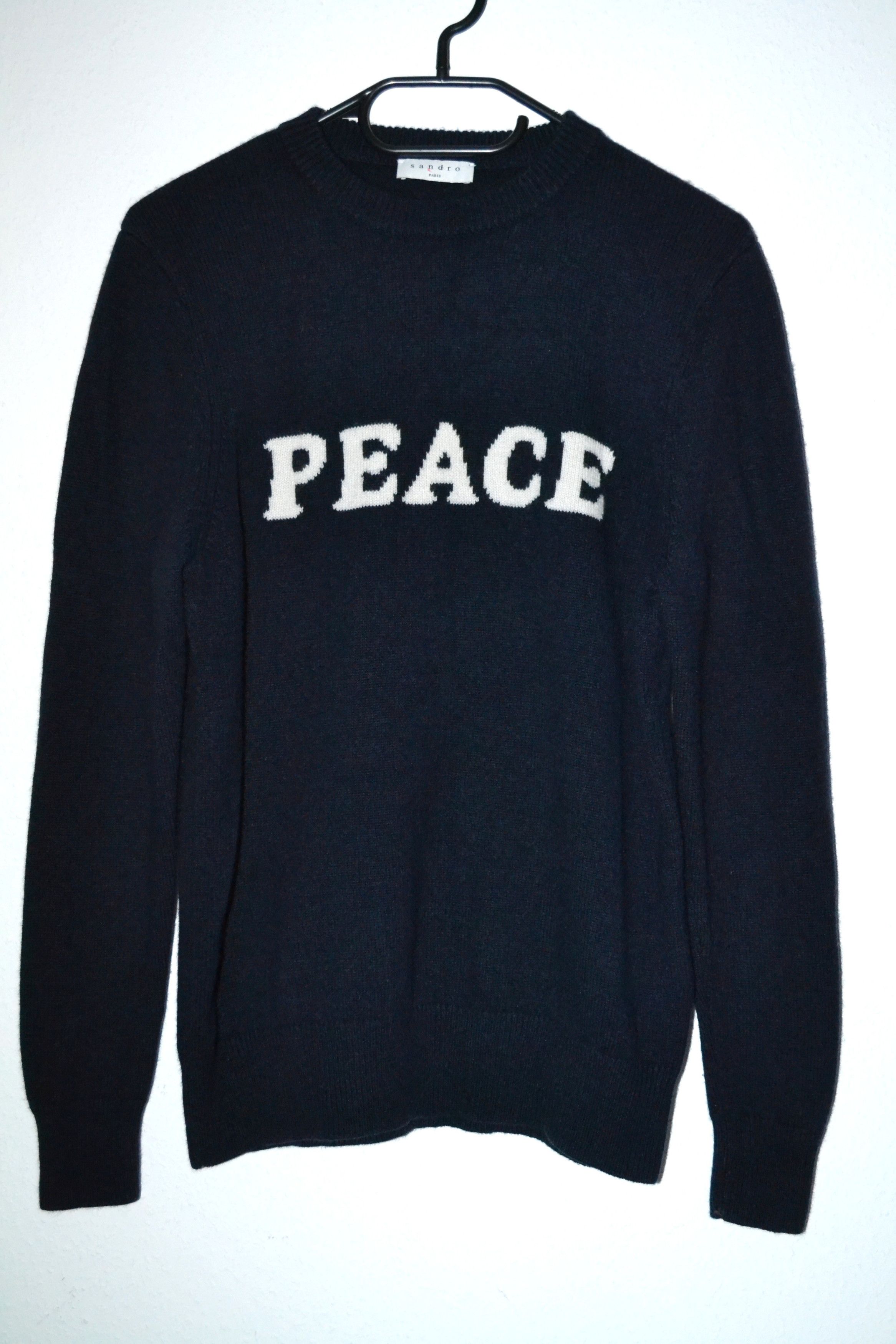 Sandro Sandro Peace Wool Sweater Size US S / EU 44-46 / 1 - 1 Thumbnail