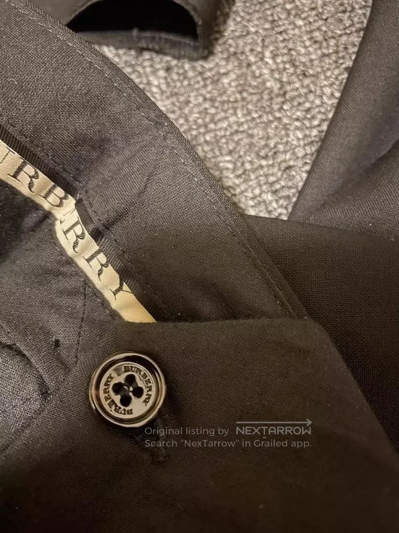 Burberry Burberry Wool Casual Black Trousers. Size US 36 / EU 52 - 7 Thumbnail
