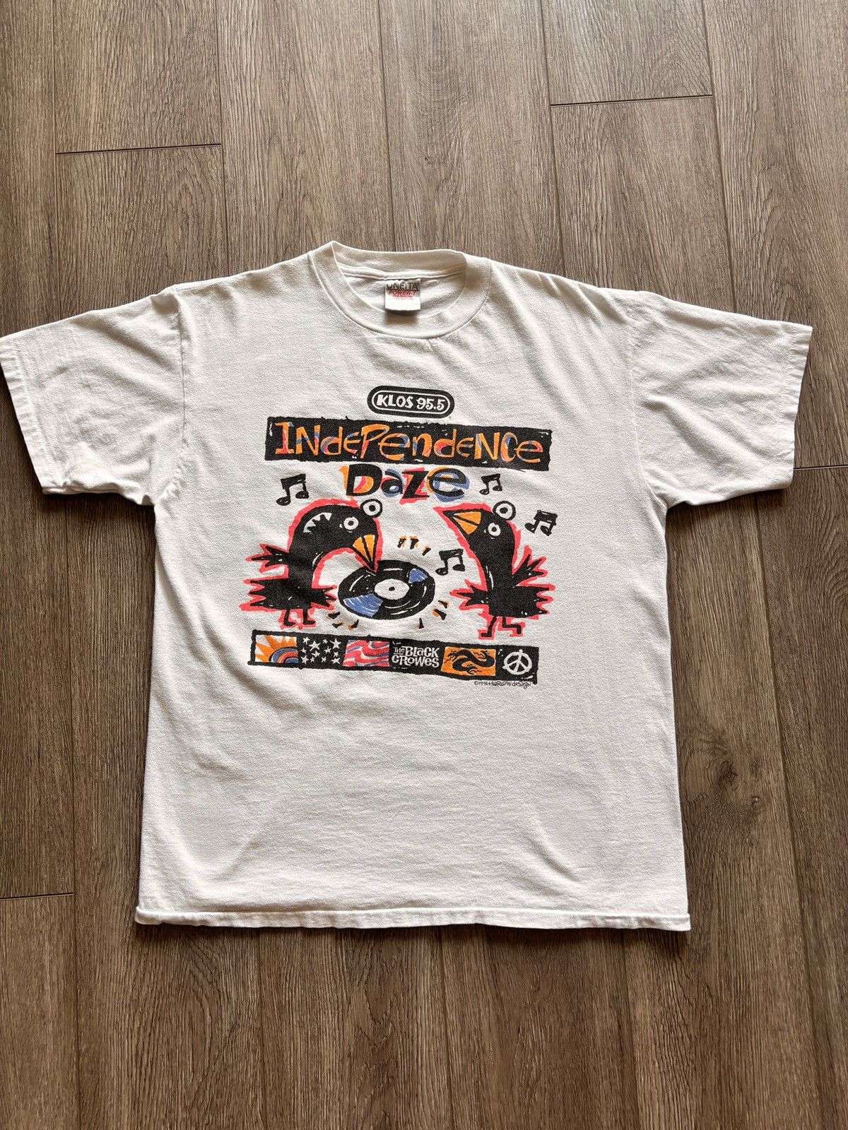 Band Tees KLOS 95.5 Independence Daze The Black Crowes Vintage T-Shirt Size US L / EU 52-54 / 3 - 1 Thumbnail