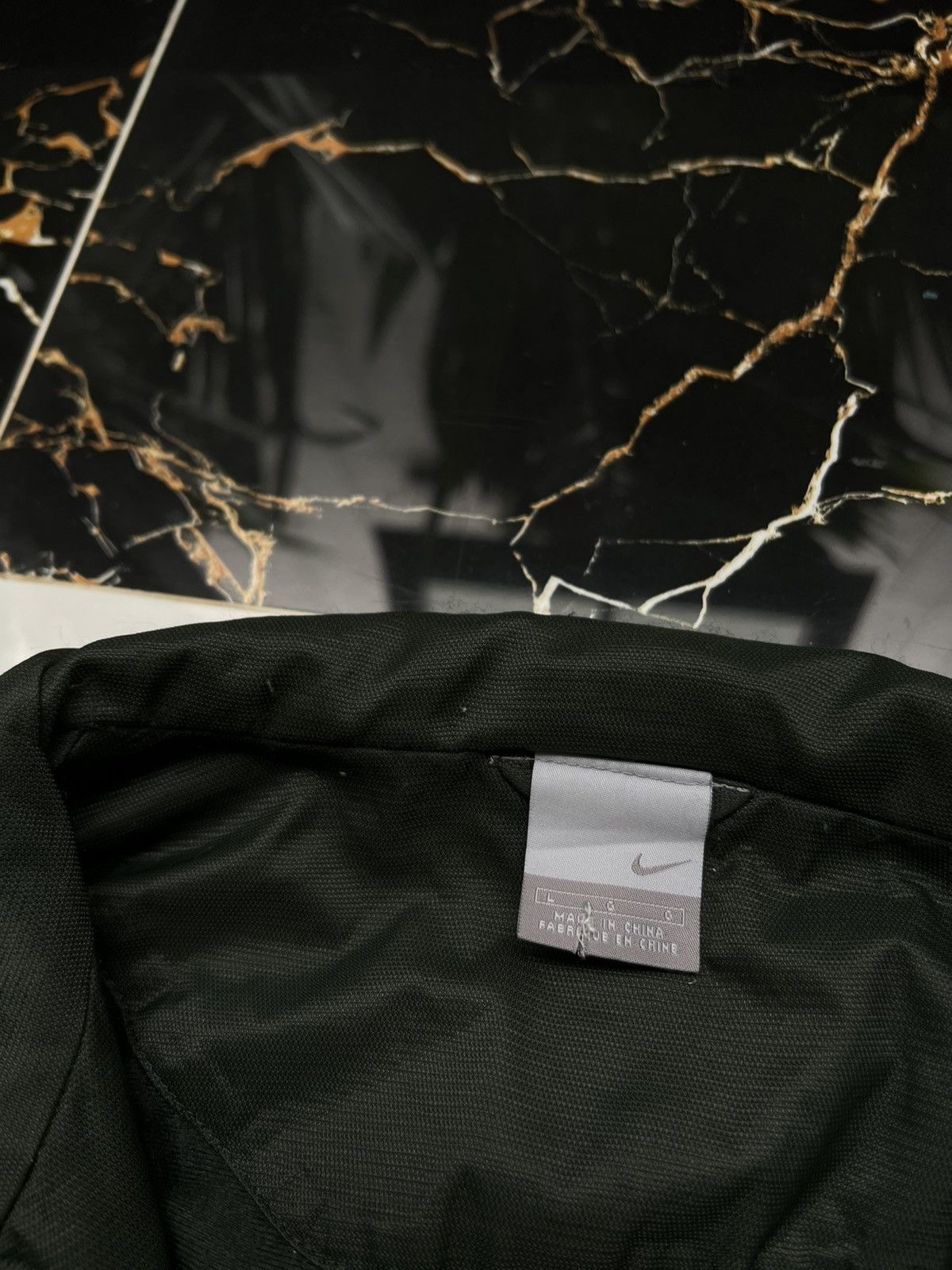 Nike × Vintage 90's NIKE RARE SWOOSH LOGO TRACK JACKET Y2K Size US L / EU 52-54 / 3 - 8 Thumbnail
