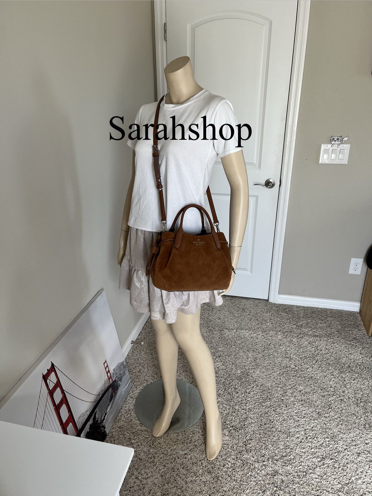 Kate Spade Kate Spade Dumpling Suede Satchel Size ONE SIZE - 6 Thumbnail