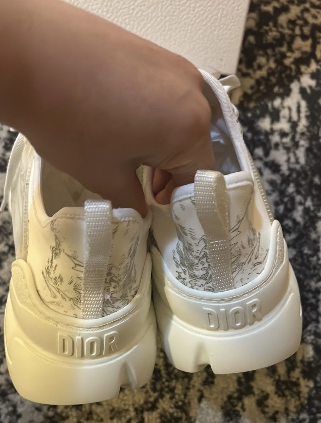 Dior Christian Dior D-Connect Sneaker Technical Fabric Printed Size US 9.5 / IT 39.5 - 4 Thumbnail