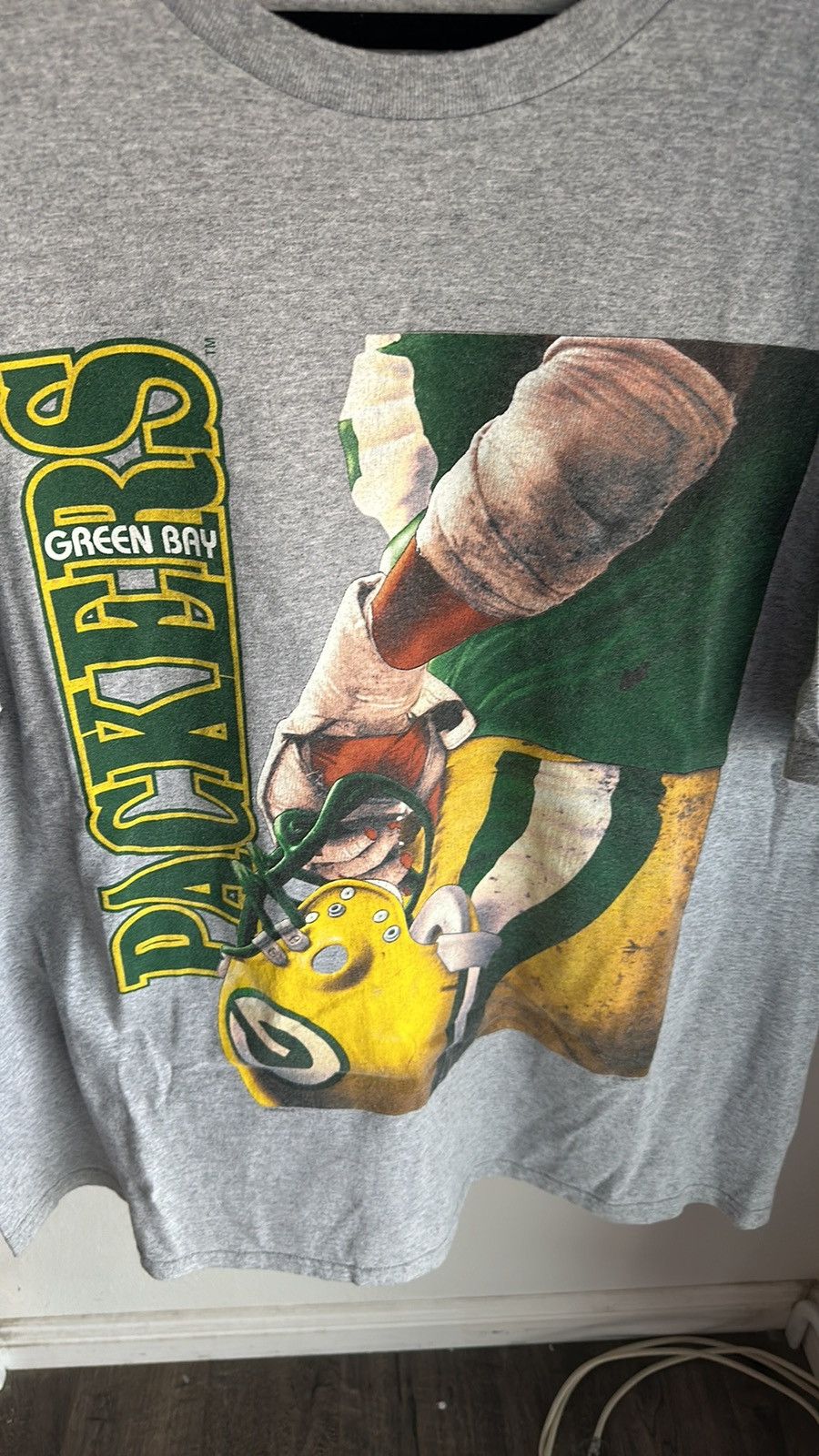 Lee × Vintage Vintage 1996 Green Bay Packers tshirt Size US XXL / EU 58 / 5 - 2 Thumbnail