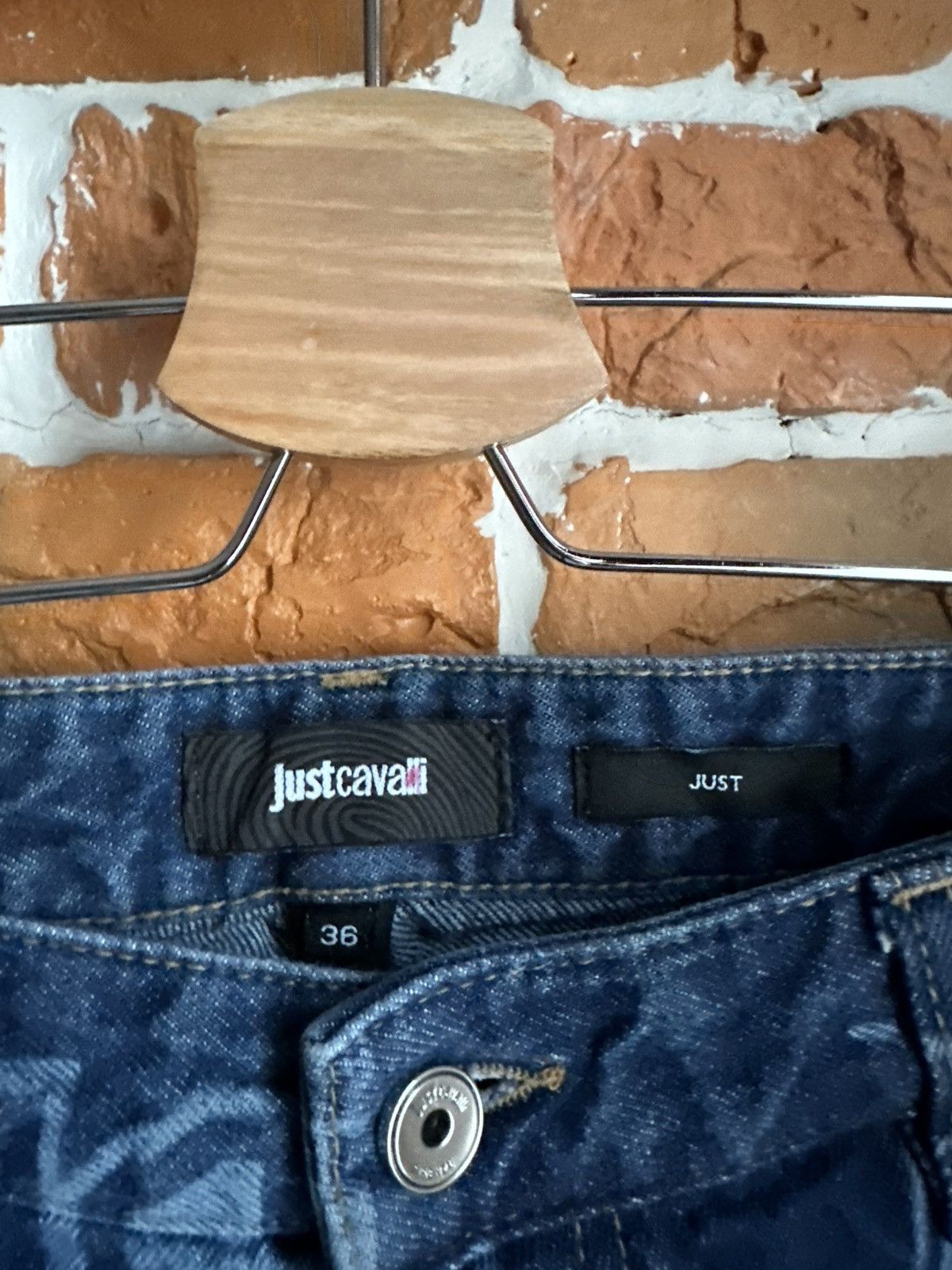 Just Cavalli Just cavalli denim pants vintage crazy Y2K jeans Size US 36 / EU 52 - 6 Thumbnail