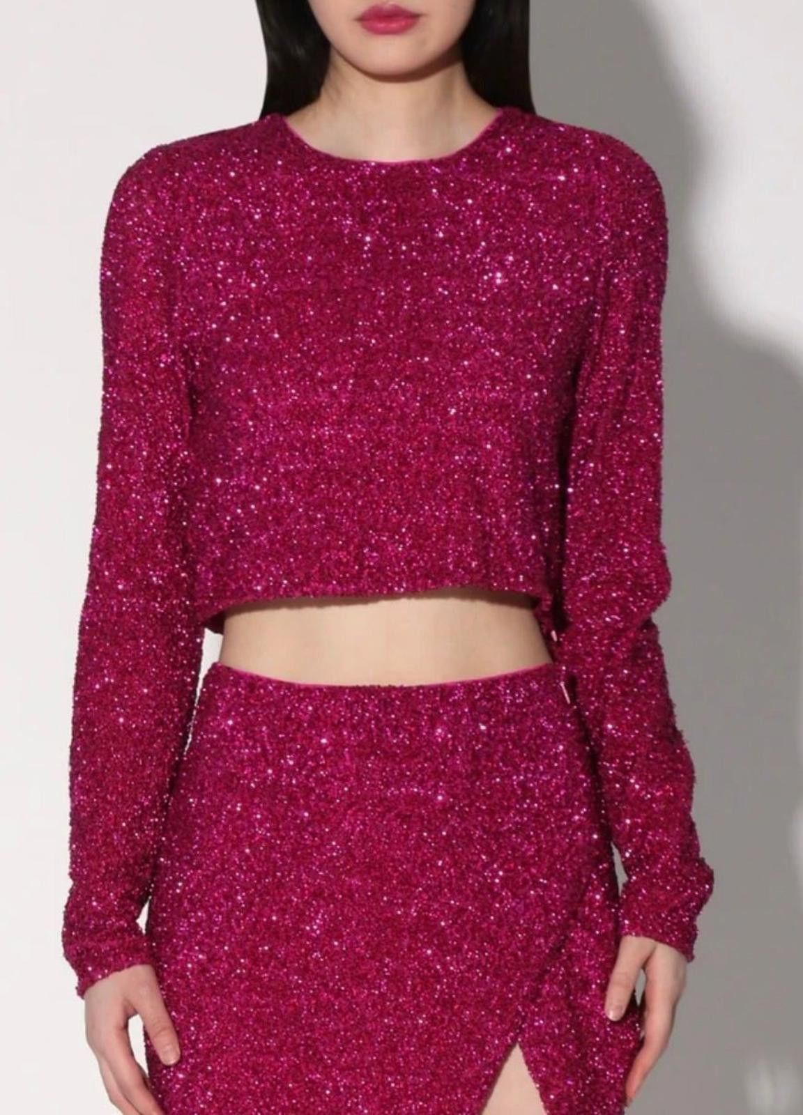Other Walter Baker Milly Megan Top Magenta Rush Size S / US 4 / IT 40 - 1 Thumbnail