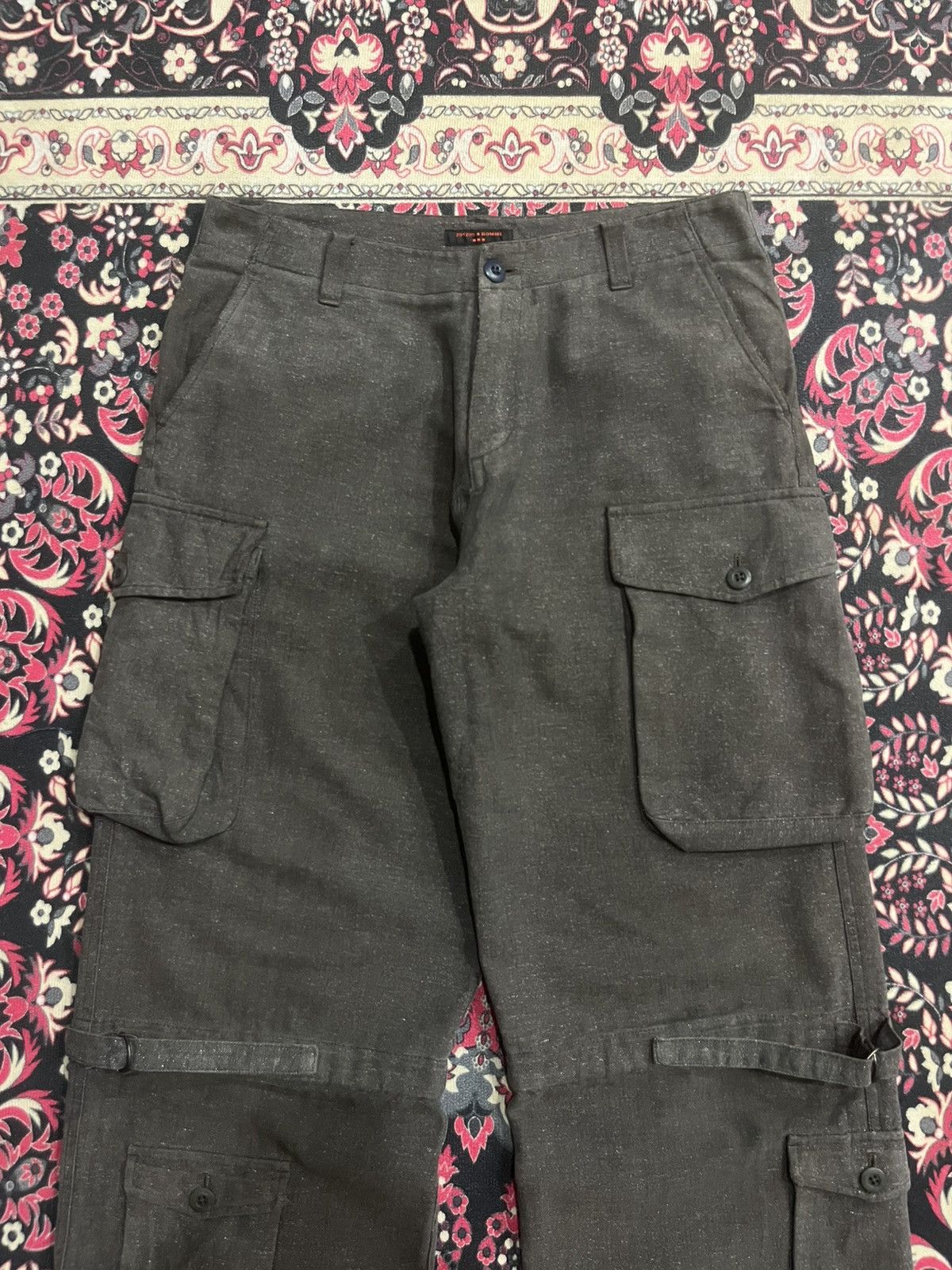 291295=Homme 291295 Homme Multi Pocket Tactical Cargo Strap Pants Size US 33 - 5 Thumbnail