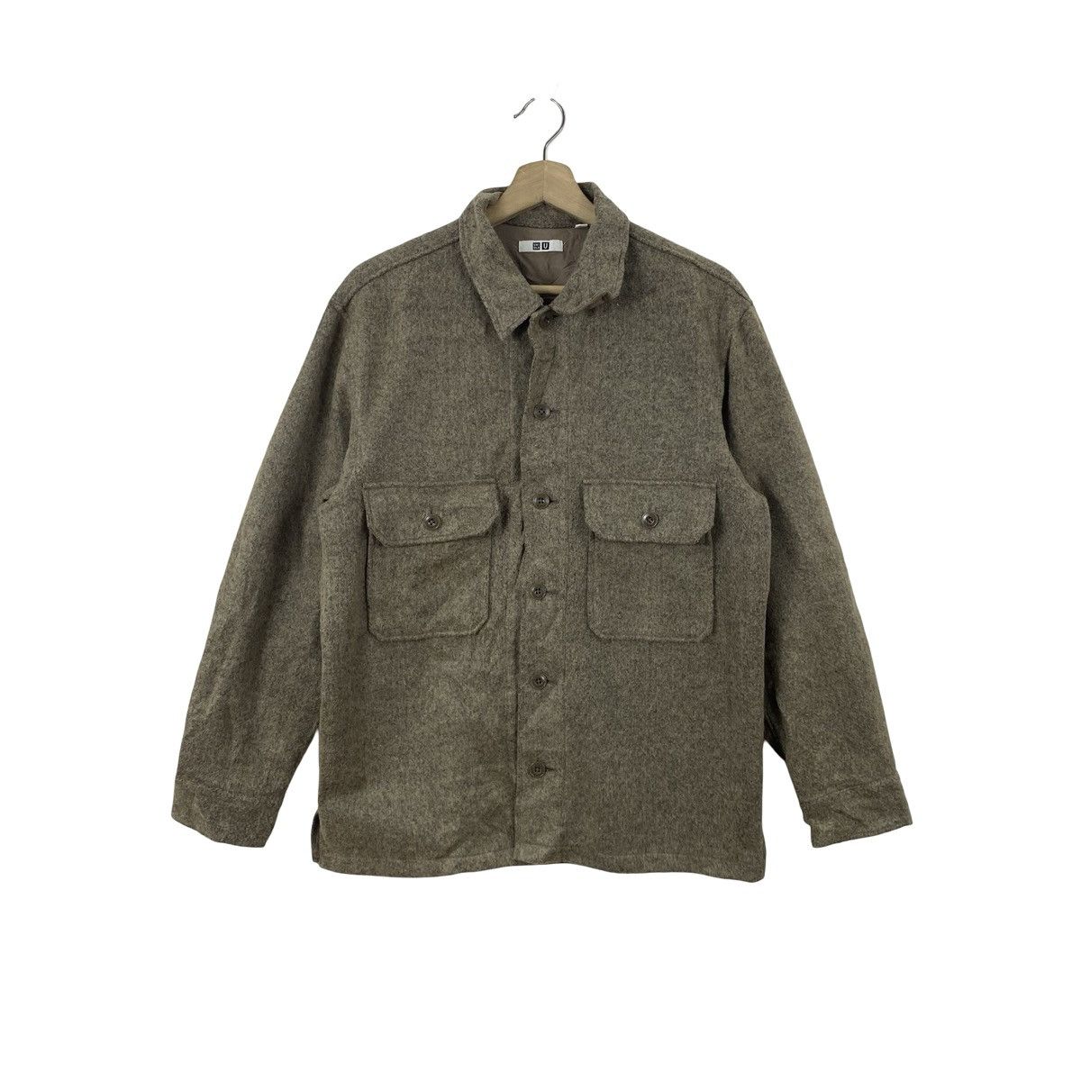 Uniqlo Vintage UNIQLO Overshirt Jacket Heavyweight Button Up Size US M / EU 48-50 / 2 - 1 Thumbnail