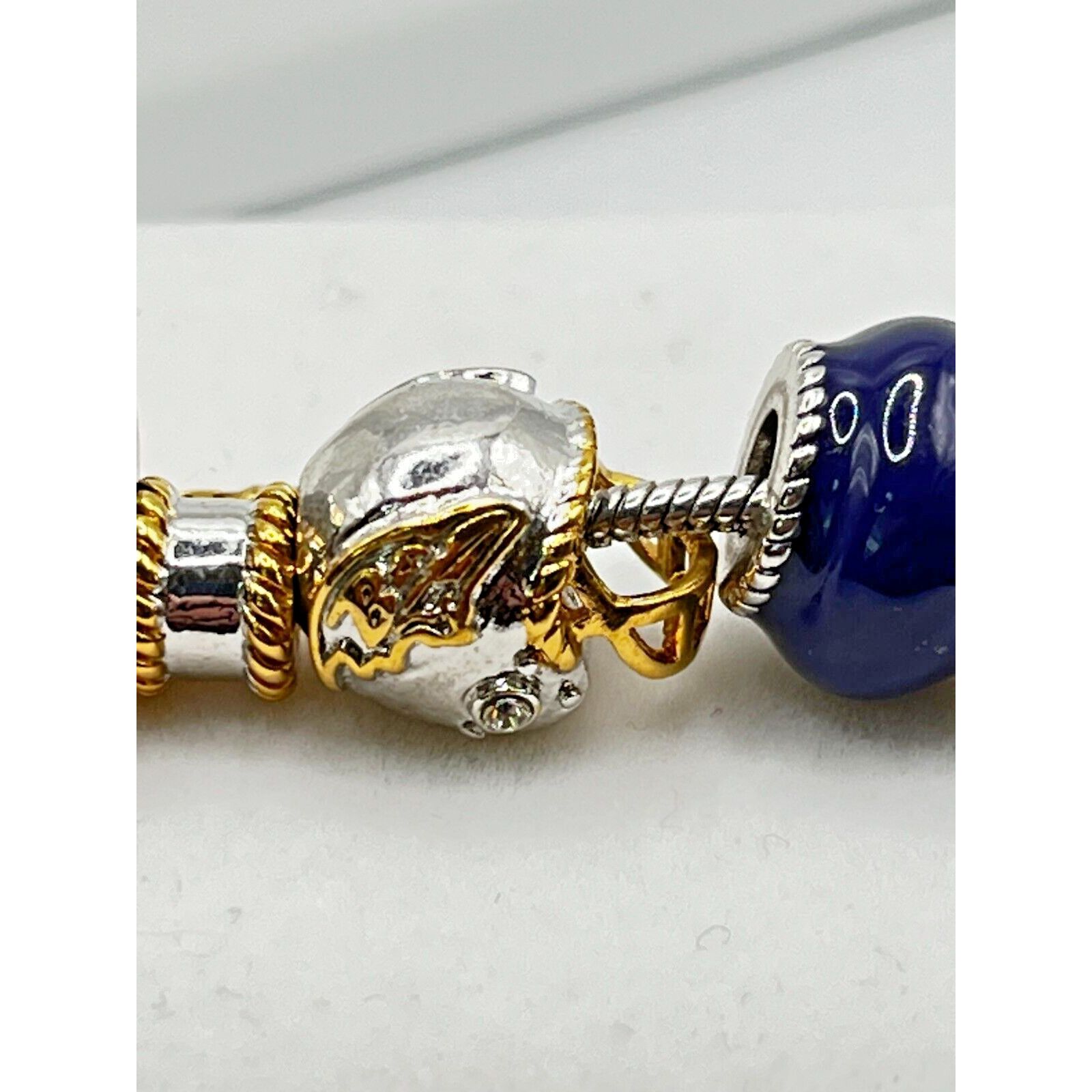 NADA Baltimore Ravens NFL 15 Charm Super Bowl XLVII BE Bracelet Size ONE SIZE - 10 Thumbnail