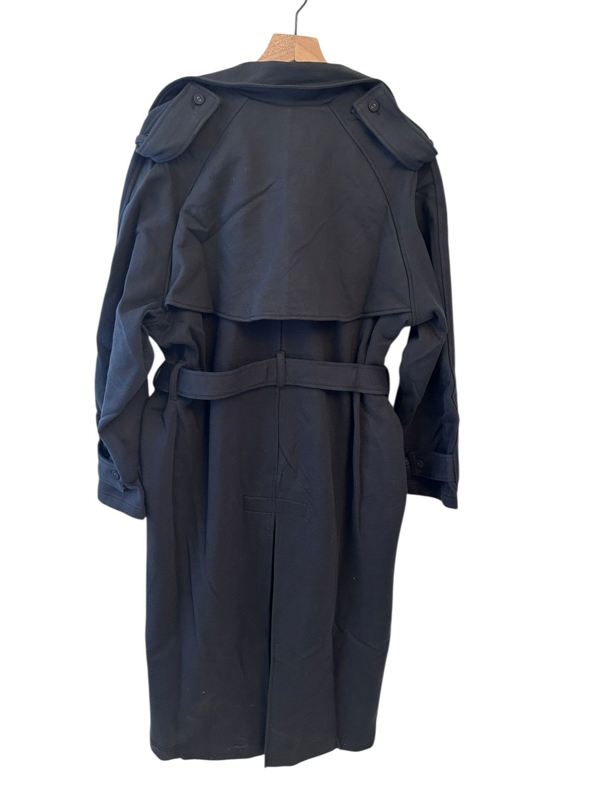 SKIMS NWT SKIMS Boyfriend Fleece Trench Coat - Onyx XXS OVERSIZED Size XXS / US 00 / IT 34 - 4 Thumbnail