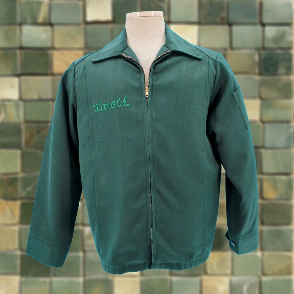 Vintage VINTAGE Unitog 60s 70s Work Jacket Dark Green Patch 40 R Knoll Welding Mens Size US XXS / EU 40 - 1 Thumbnail