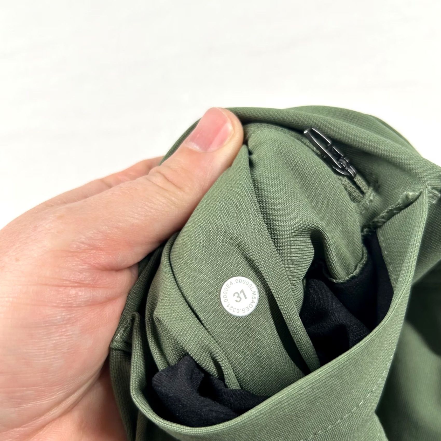 Lululemon Lululemon Mens Commission Slim Fit Pants 31 Warpstreme Army Green Size US 31 - 5 Thumbnail