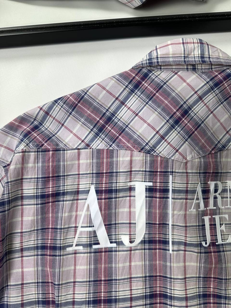 Armani × Giorgio Armani × Vintage Vintage Armani Jeans Big logo Shirt Size US L / EU 52-54 / 3 - 12 Thumbnail