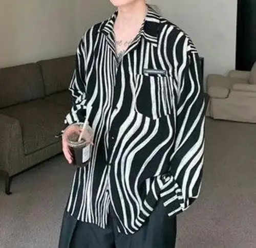 VIBE Hosokawa x Endo Zebra Graphic Long Sleeve Shirt Size US M / EU 48-50 / 2 - 5 Thumbnail