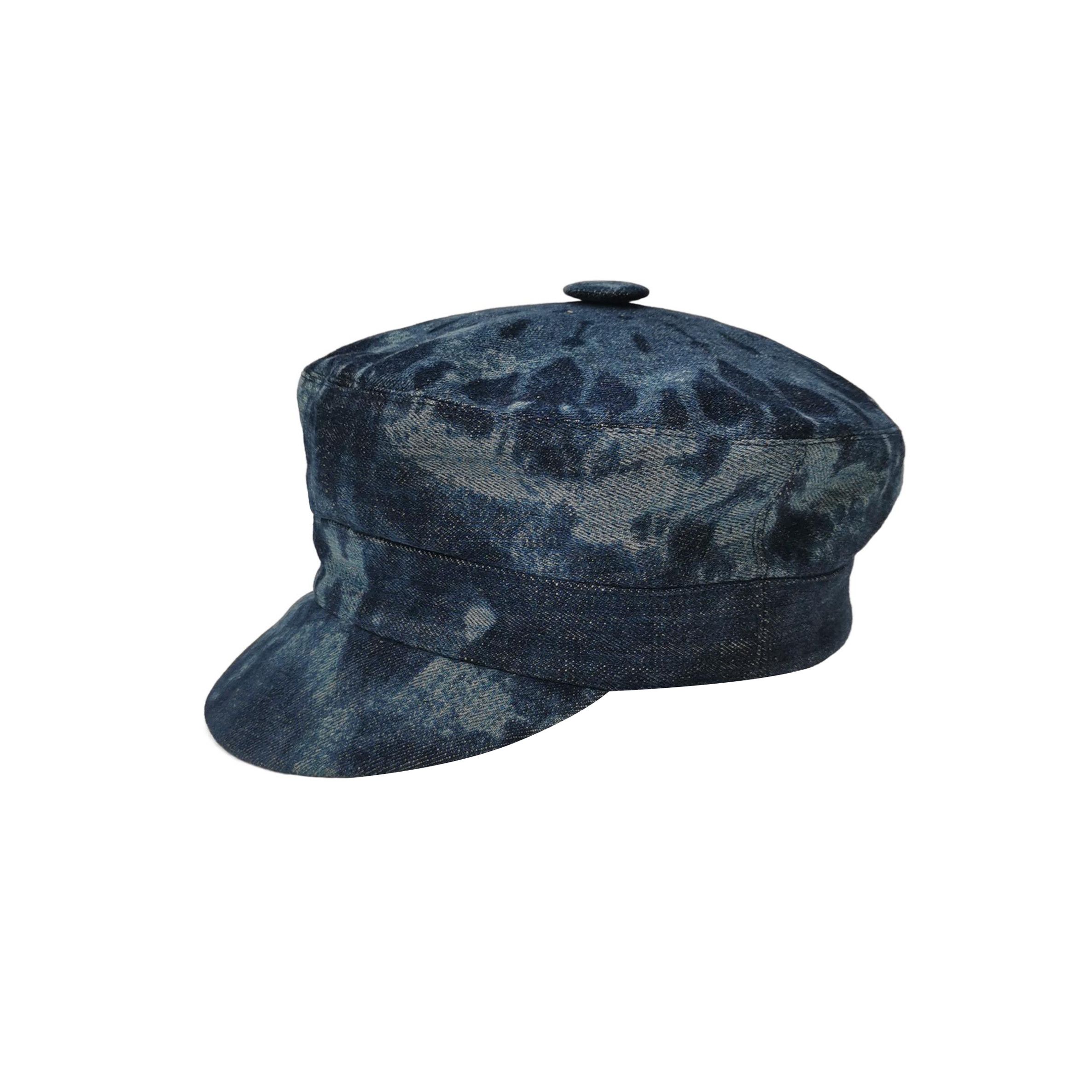 Dior Dior Tie-Dye Denim Beret Size 58 Size ONE SIZE - 1 Thumbnail