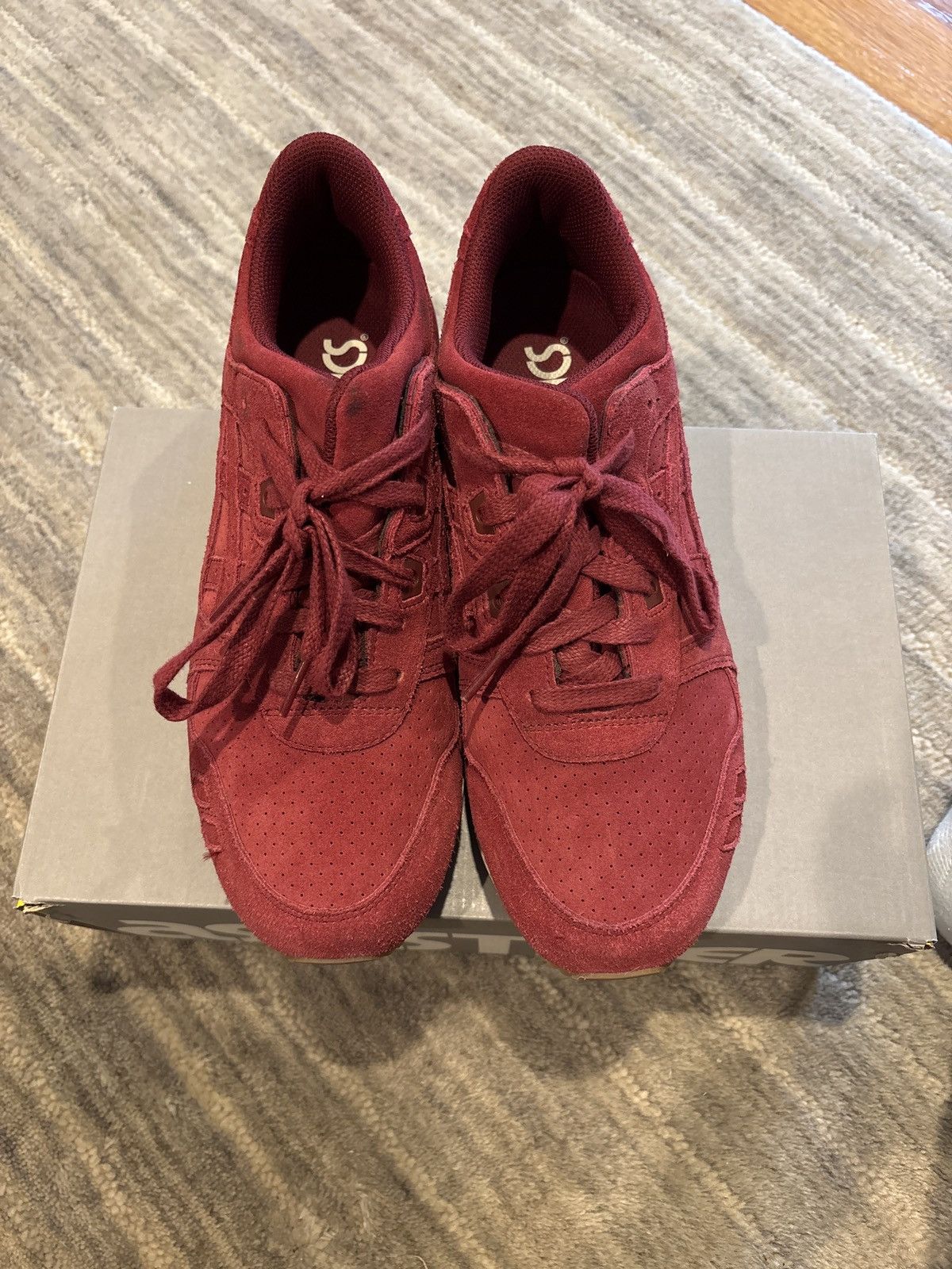 Asics Asics Gel-Lyte III Burgundy Size US 9 / EU 42 - 5 Thumbnail