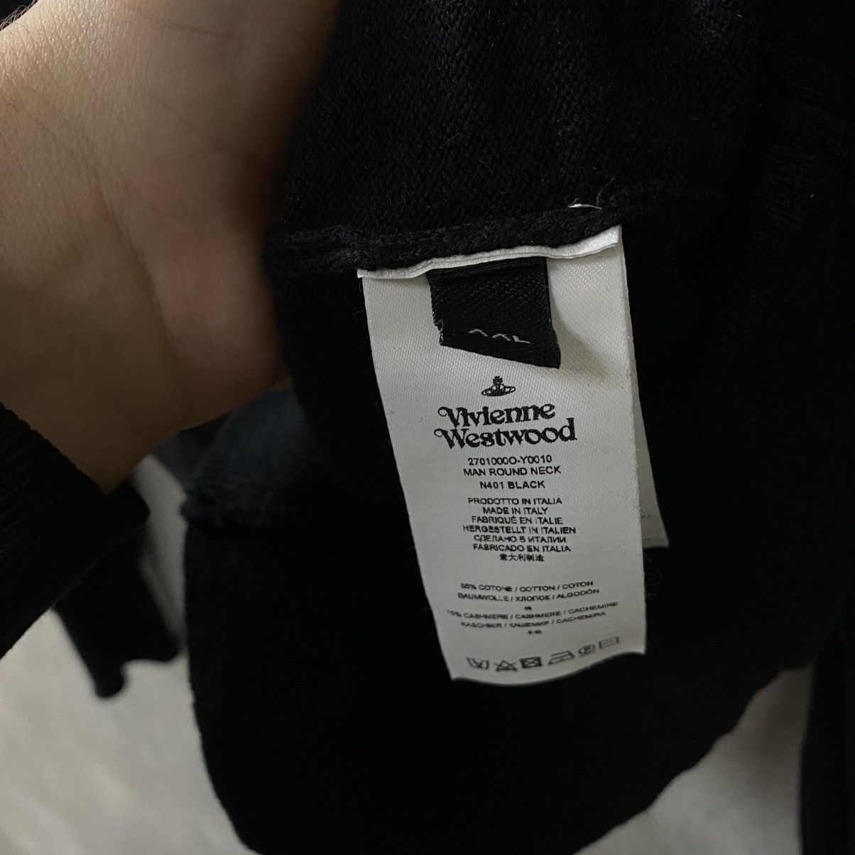 Vivienne Westwood Vivienne Westwood Black Cardigan Sweater Old Money Style Size US XL / EU 56 / 4 - 8 Thumbnail
