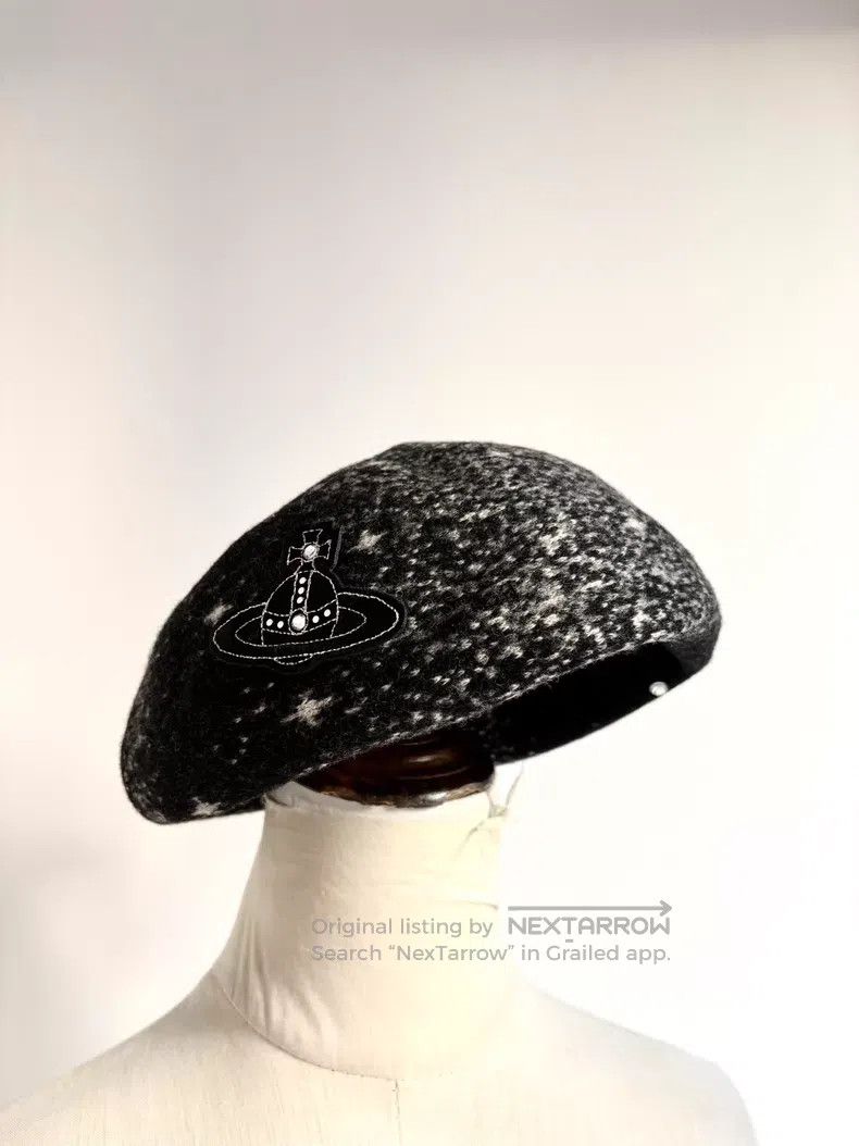 Vivienne Westwood Vivienne Westwood Second-hand Saturn badge beret with star Size ONE SIZE - 2 Thumbnail