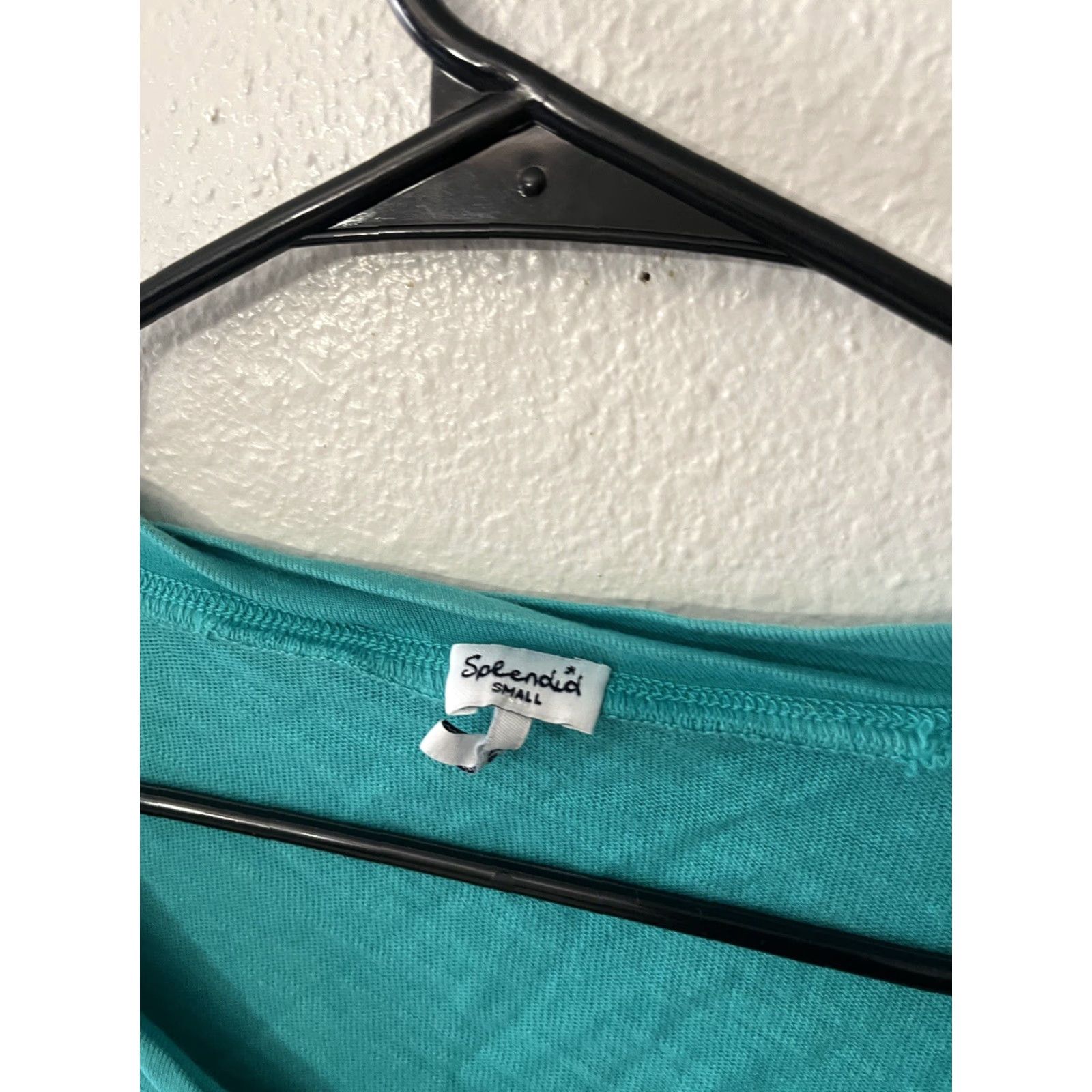 Splendid Splendid Blouse Top Blue Aqua Long Sleeve Round Neck Casual Size Small Sweater Size S / US 4 / IT 40 - 3 Thumbnail