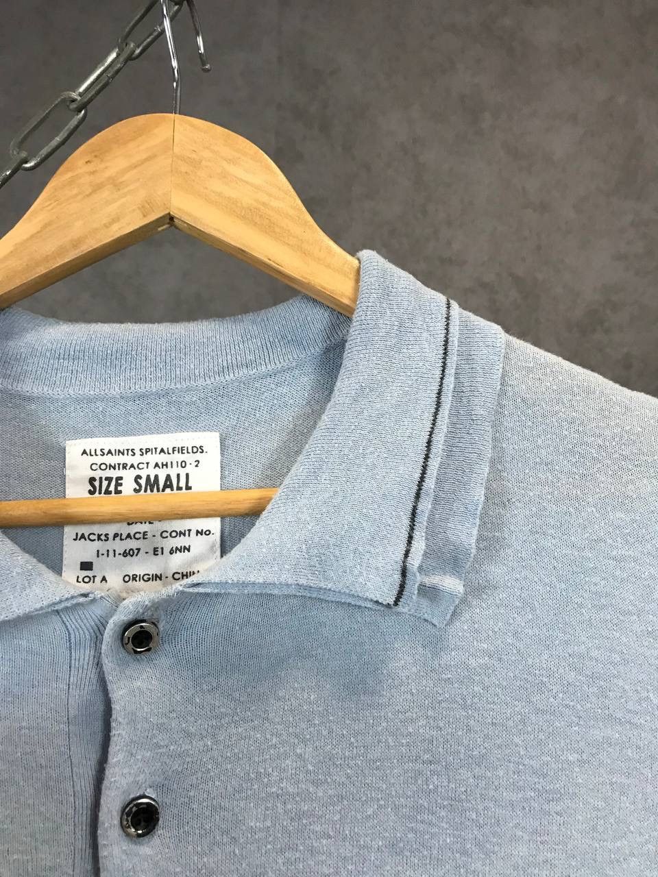 Allsaints Allsaints vintage designer logo polo tee Size US S / EU 44-46 / 1 - 5 Thumbnail