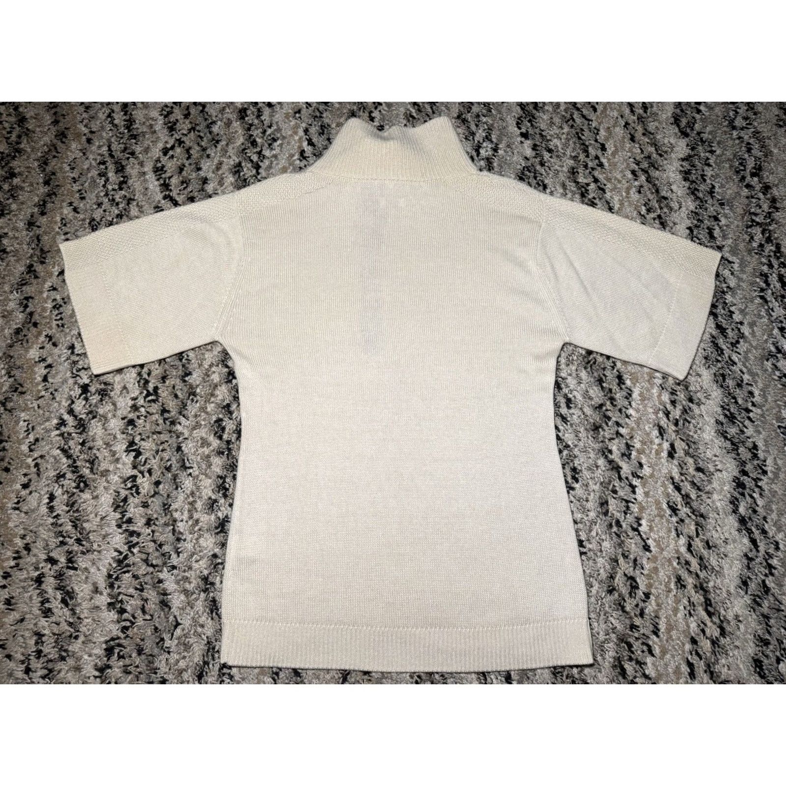 Peter Millar Peter Millar Polo Shirt Beige M Mens Silk Cashmere Blend Knit Stretch Short Sleeve Size US M / EU 48-50 / 2 - 8 Thumbnail
