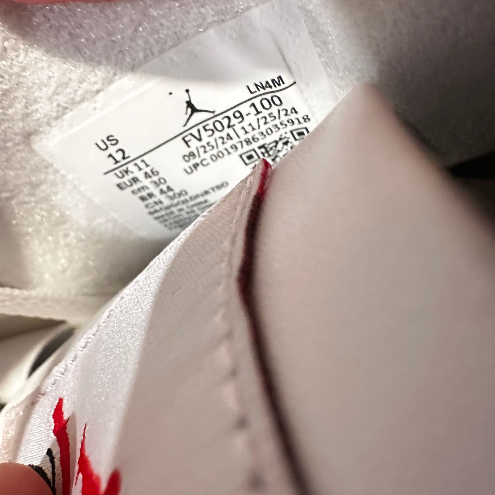 Jordan Brand Jordan 4 Retro White Cement (2025) – Size 12 – Brand New Size US 12 / EU 45 - 7 Thumbnail