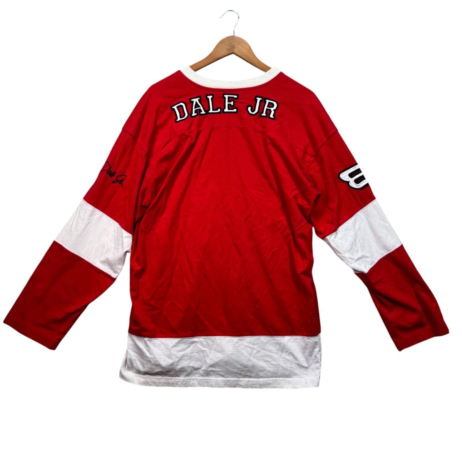 Winners Circle Dale Earnhardt Jr #8 Winners Circle Hockey Jersey Budweiser Size US L / EU 52-54 / 3 - 2 Thumbnail