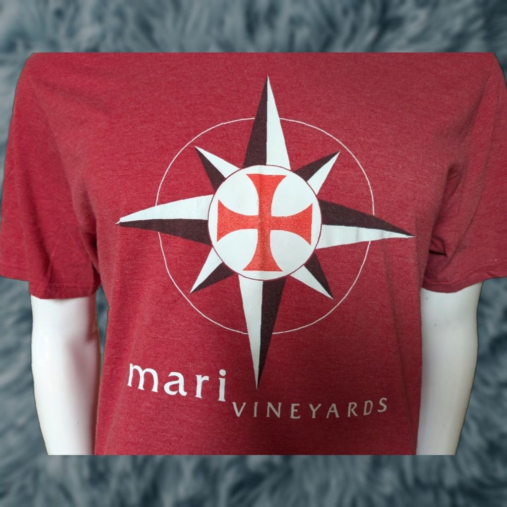 Vintage Mari Vineyards Winery Traverse City MI Oak Island Marty Lagina T Shirt Large Men Size US L / EU 52-54 / 3 - 1 Thumbnail