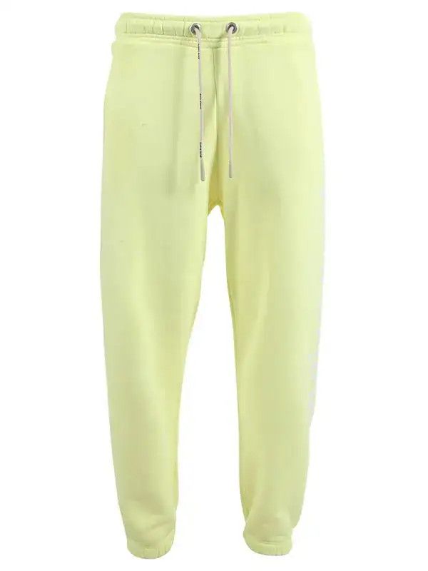 Palm Angels o1mle0426 Logo Drawstring Motif Sweatpants in Yellow Size US 38 / EU 54 - 1 Thumbnail