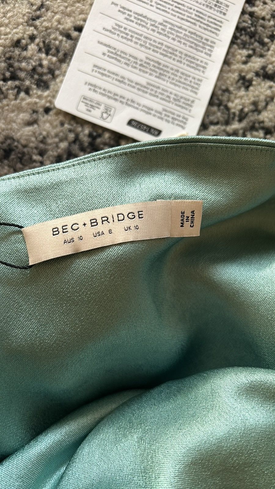 BEC + BRIDGE BEC & BRIDGE Symone strapless draped satin-crepe maxi dress Size M / US 6-8 / IT 42-44 - 5 Thumbnail