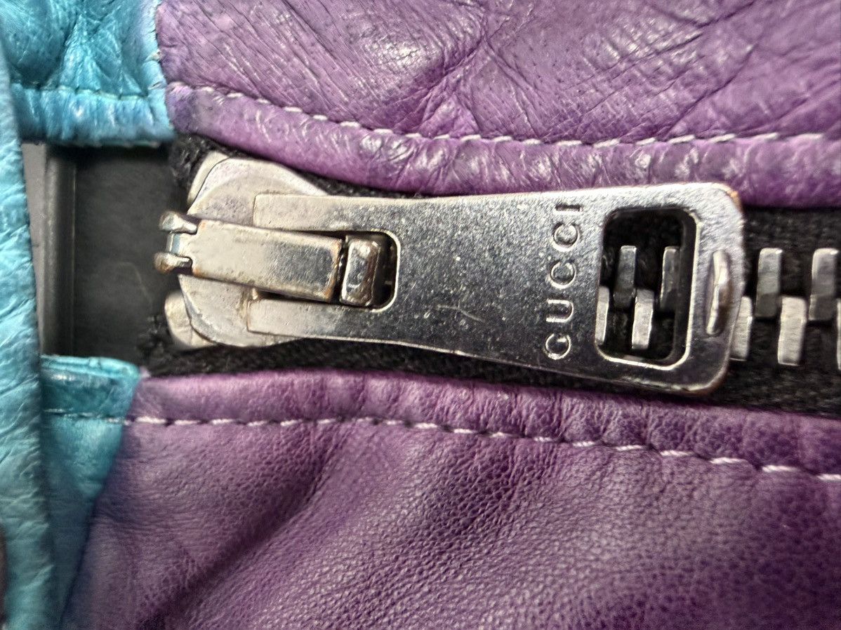 Gucci Gucci Gradient Leather Biker Jacket SS09 Frida Gianni Size US M / EU 48-50 / 2 - 6 Thumbnail