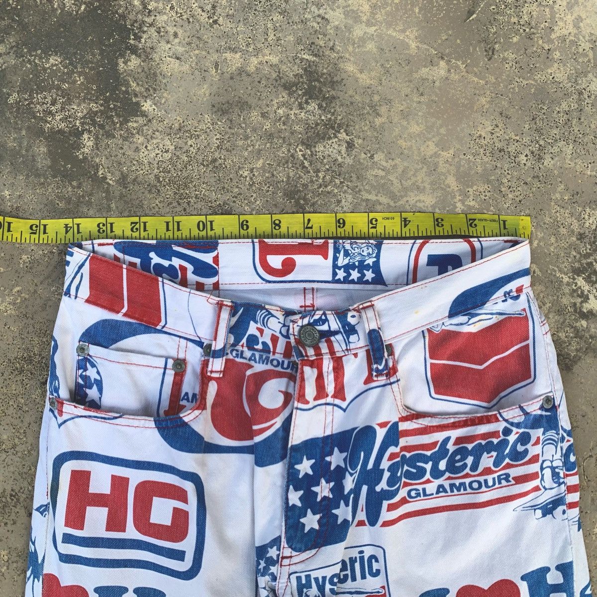Hysteric Glamour × If Six Was Nine × Seditionaries Skateboard Hysteric glamour Denim Flared Jeans Size 27" / US 4 / IT 40 - 10 Thumbnail