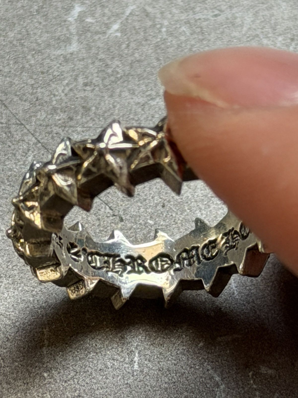 Chrome Hearts Ch 5 Point Star Ring 4.5 Size ONE SIZE - 7 Thumbnail