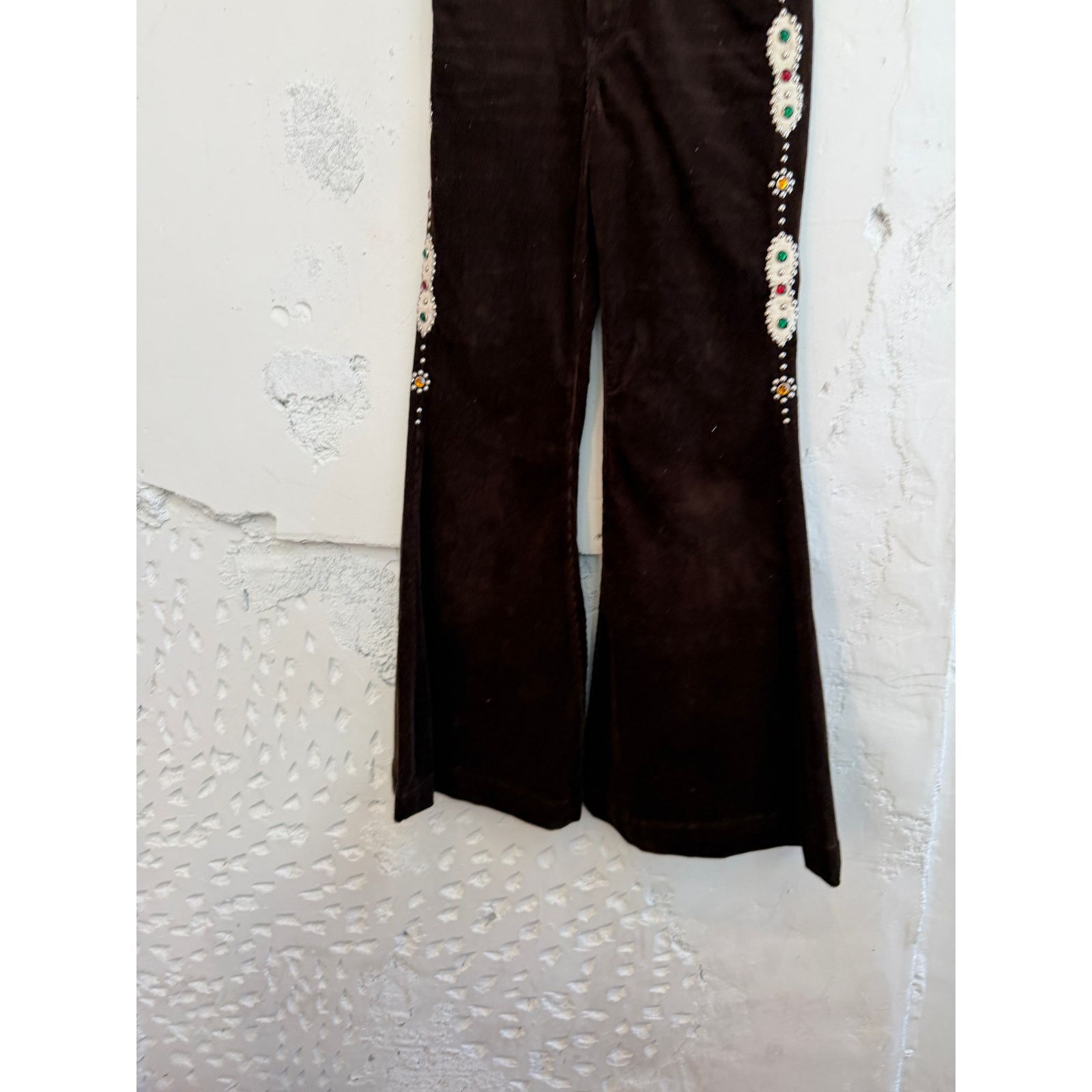 Cout de la Liberte Cout De La Liberte Heidi Embellished Cord Super Bell Pants Size 24" / US 00 / IT 34 - 6 Thumbnail