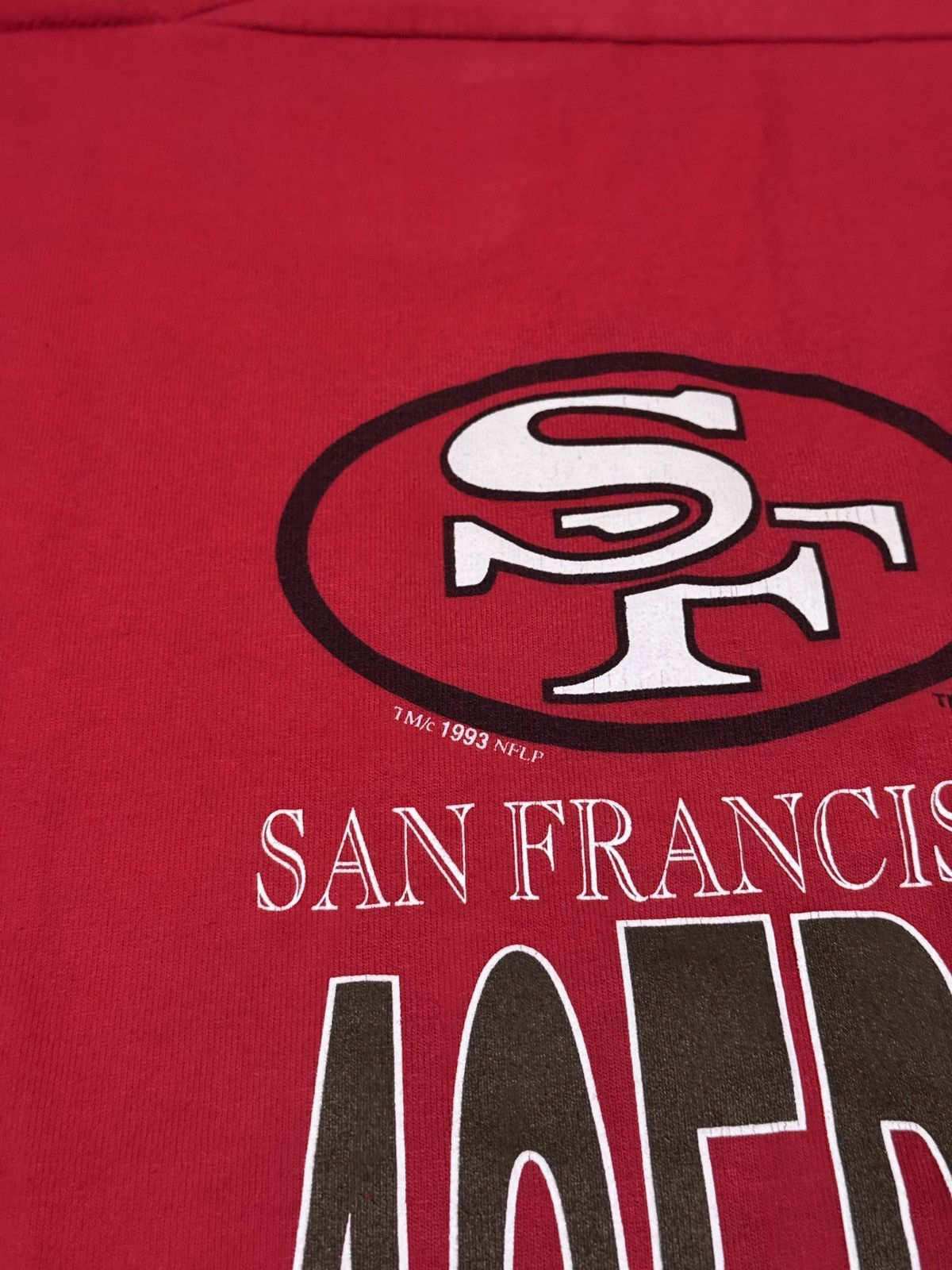 Vintage Vtg 90s San Francisco 49ers Hip Hop Graphic XL Baggy T Shirt Size US XL / EU 56 / 4 - 7 Thumbnail