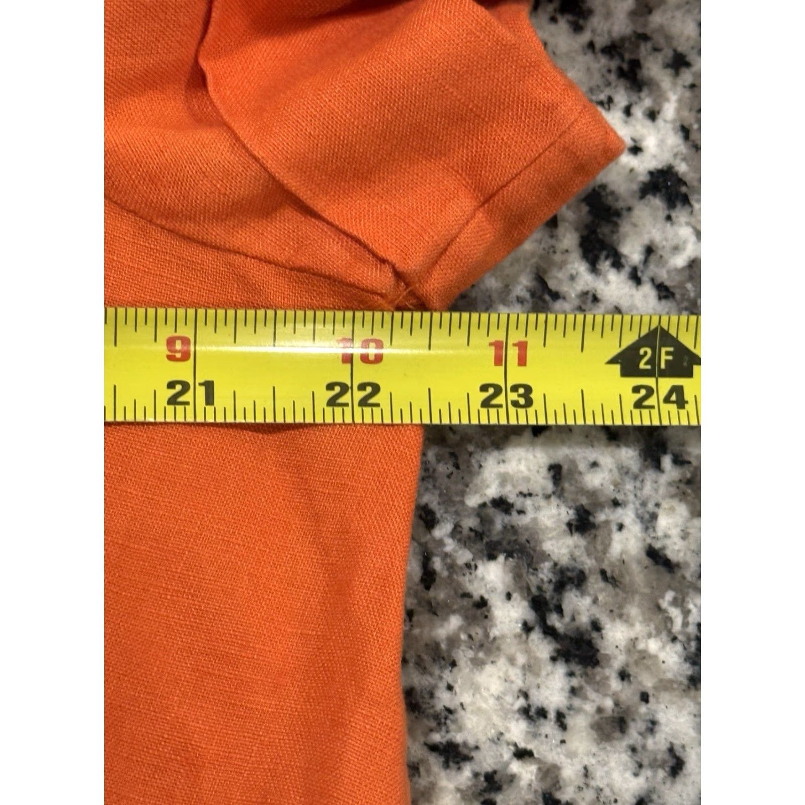 J. Jill NWT J. Jill Love Linen Zinnia Orange Saffron Shirt Dress Large Shirt Dress Women Size L / US 10 / IT 46 - 4 Thumbnail