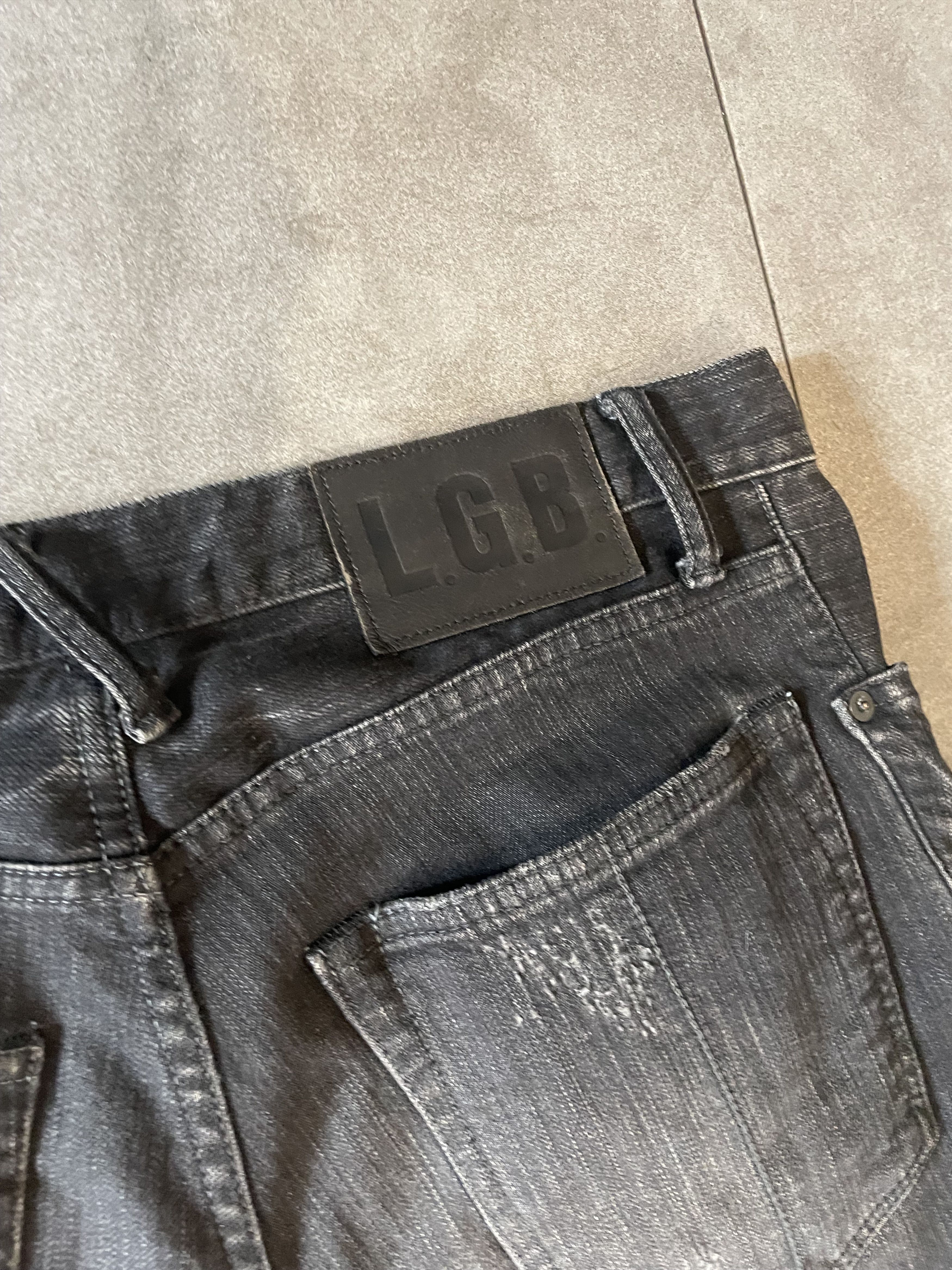 Le Grande Bleu (L.G.B.) LGB Wolf cross denim Size US 30 / EU 46 - 3 Thumbnail