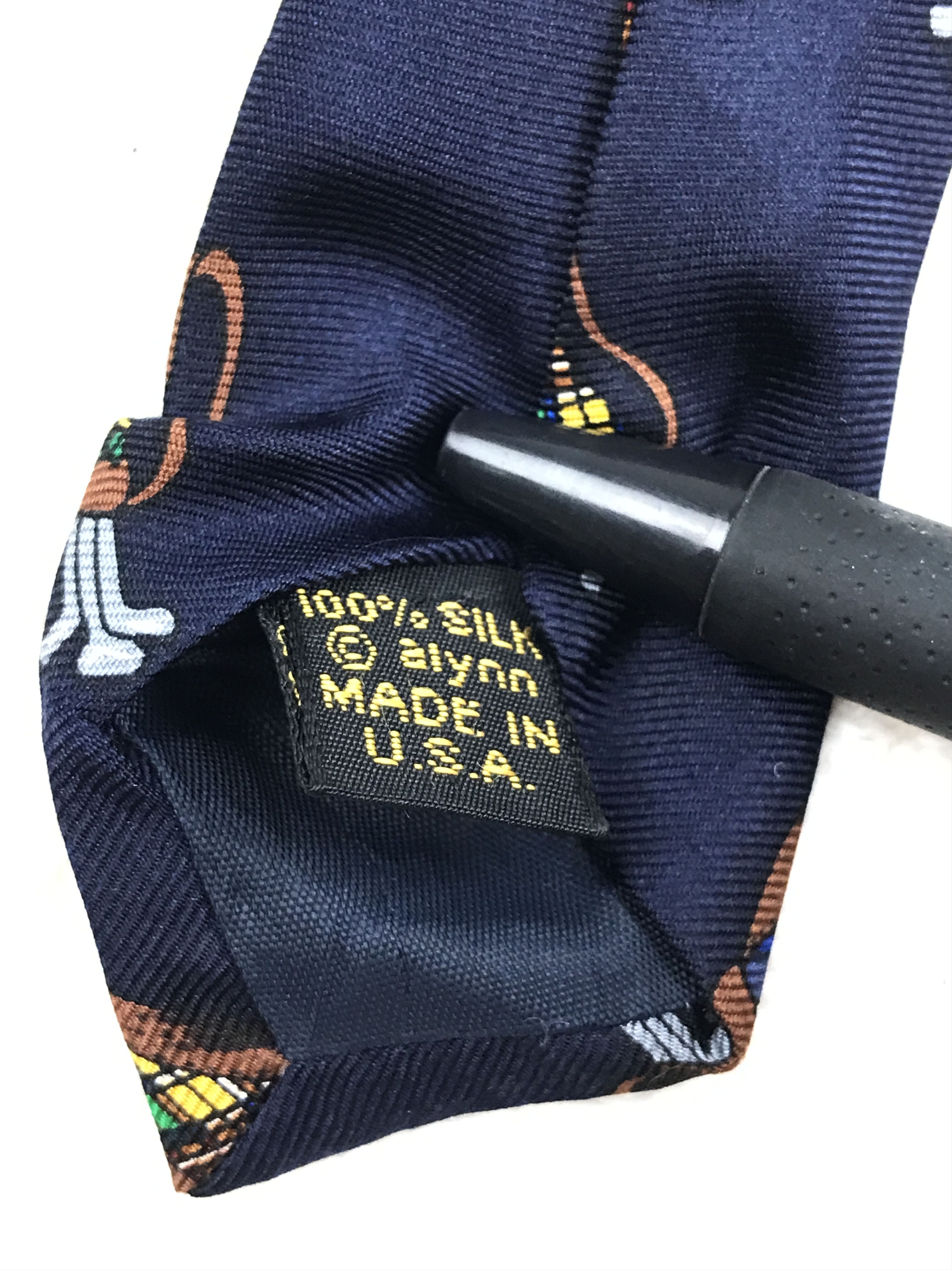Vintage Vintage Alynn Silk Necktie Size ONE SIZE - 7 Thumbnail