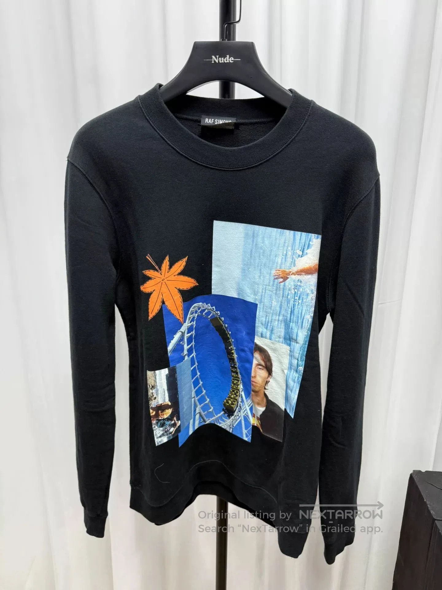 Raf Simons Graphic Long Sleeve Sweatshirt.