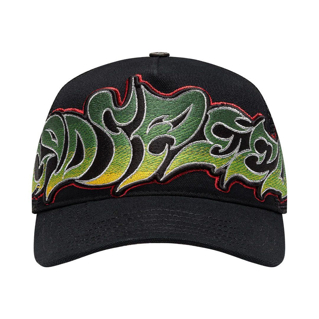 Godspeed Neo Trucker Hat Black Yellow Red Size ONE SIZE - 1 Thumbnail