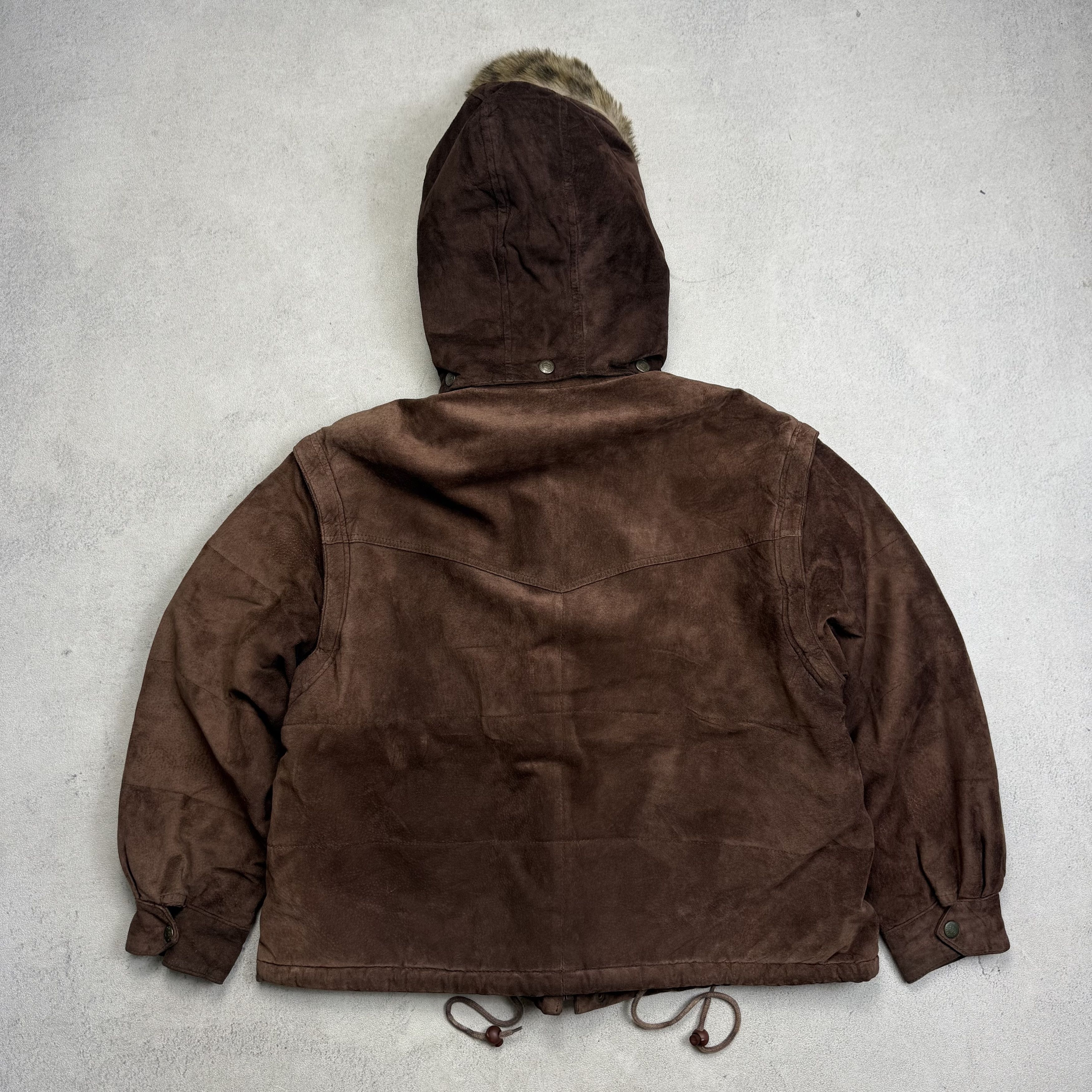 PPFM PPFM Pigskin Leather 2-Way Fur Hooded Jacket Size US M / EU 48-50 / 2 - 5 Thumbnail