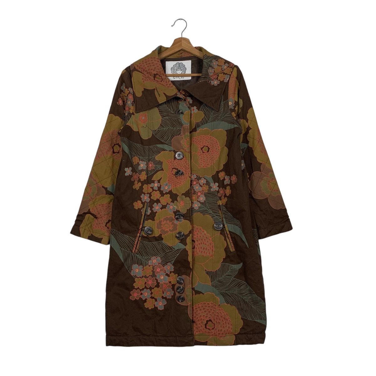 Japanese Brand Japanese Brand Scolar Fullprint Flower Motive Coat Size M / US 6-8 / IT 42-44 - 1 Thumbnail