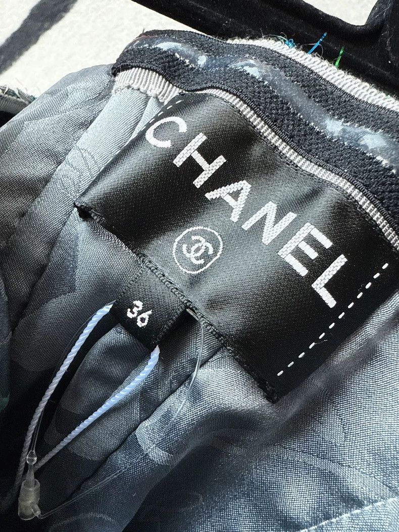 Chanel Chanel Mixed blue ribbon ripple tassel chest skirt Size XS / US 0-2 / IT 36-38 - 6 Thumbnail