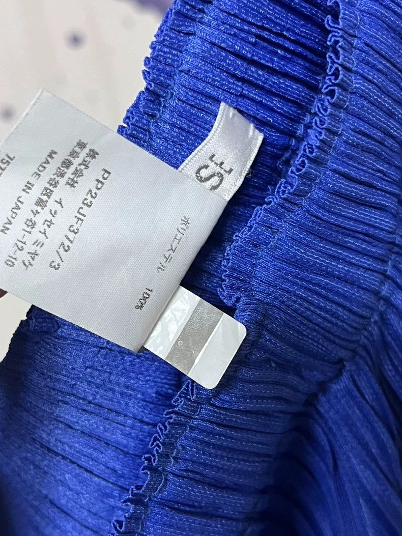 Issey Miyake Issey Miyake size:3 Blue loose straight-leg pants Size 22" - 4 Thumbnail