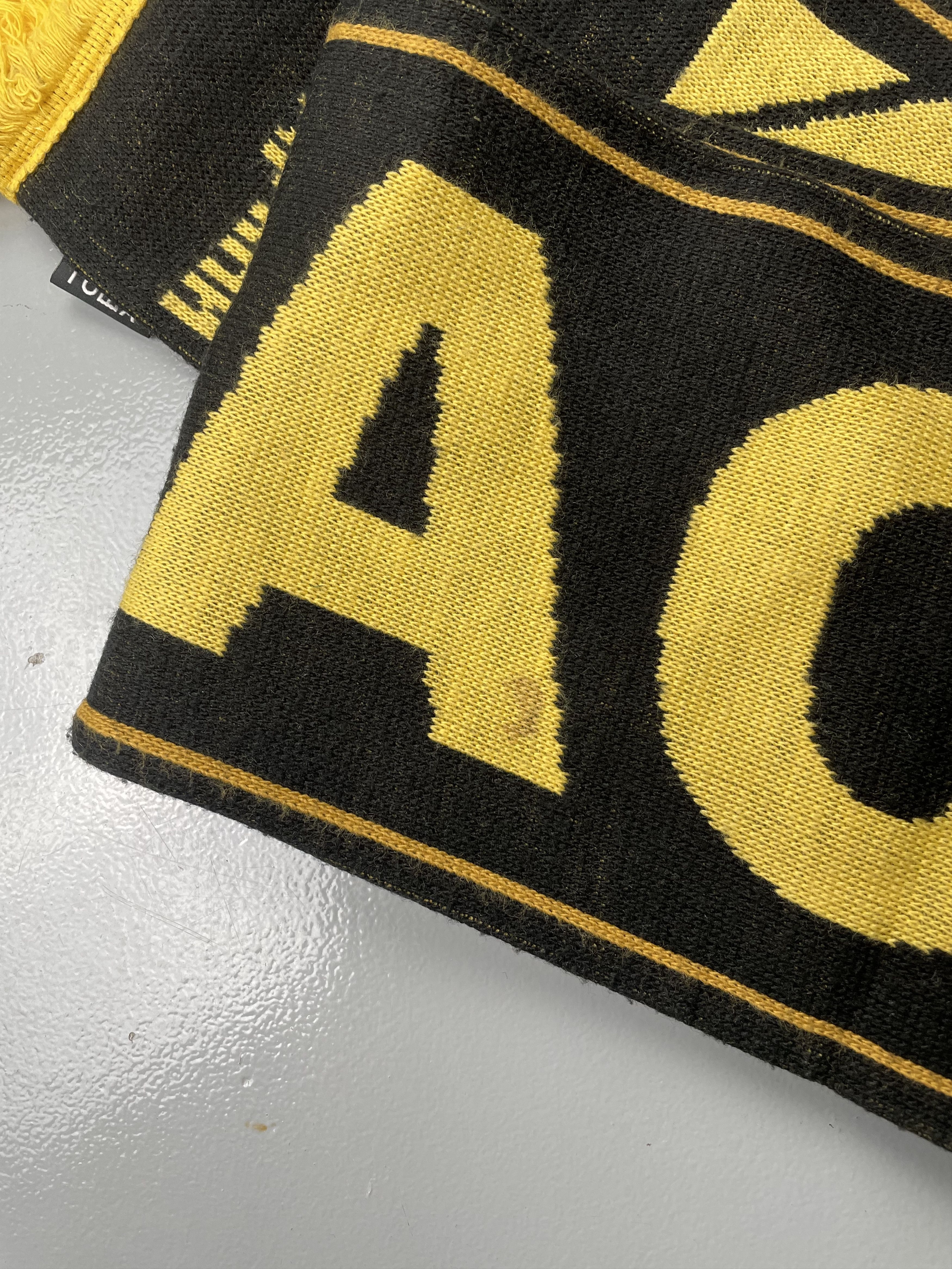 Gosha Rubchinskiy Gosha Rubchinskiy - A/W 2016 - "Dawn" logo scarf Size ONE SIZE - 4 Thumbnail