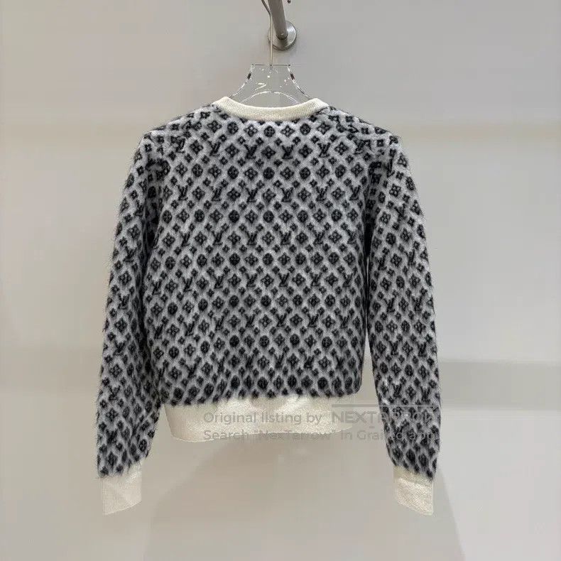 Louis Vuitton Louis Vuitton 25ss full print print print knit cardigan sw Size US L / EU 52-54 / 3 - 2 Thumbnail