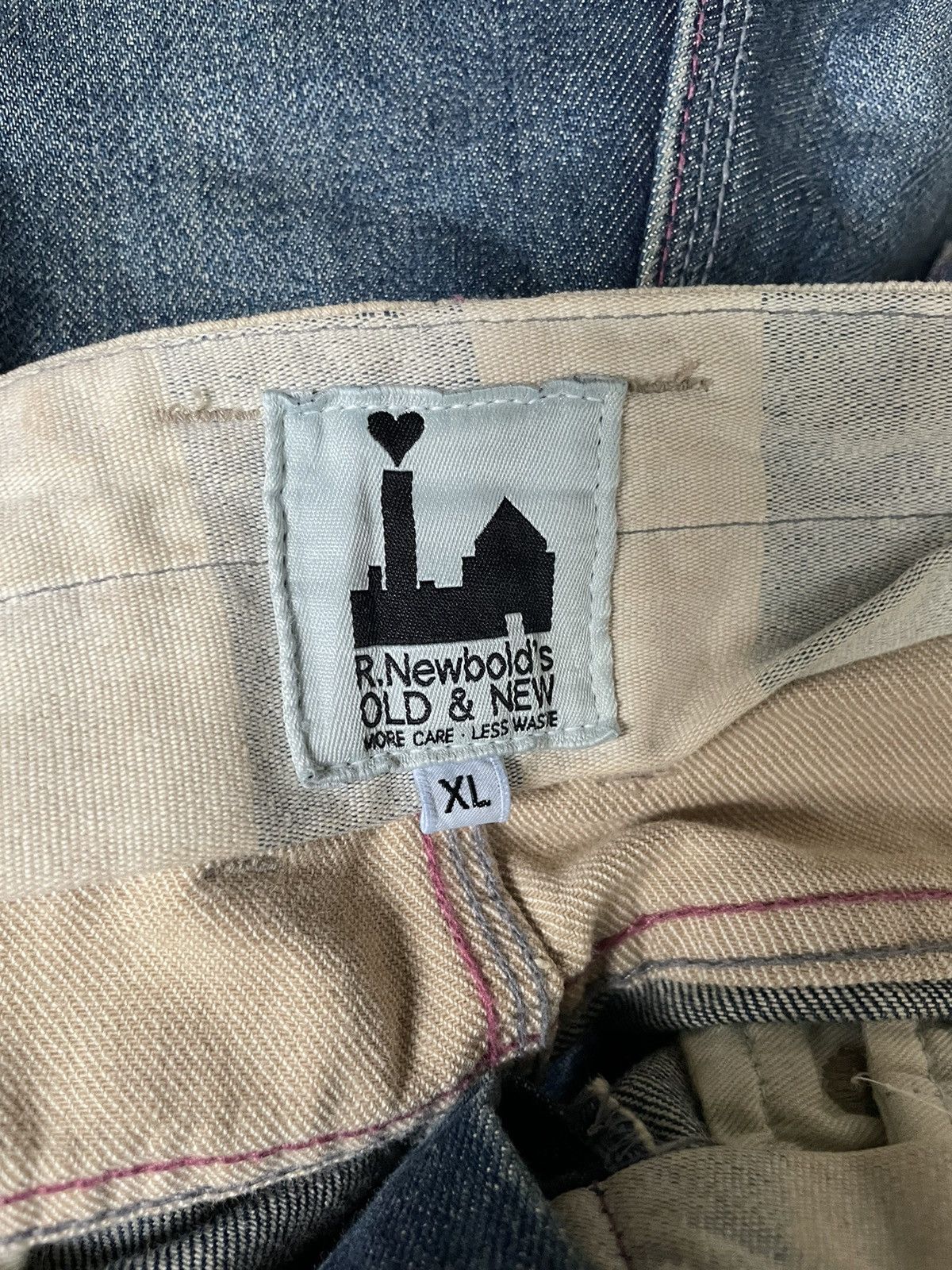 If Six Was Nine R Newbold”s New & Old Selvedge Denim Jeans Size US 33 - 21 Thumbnail