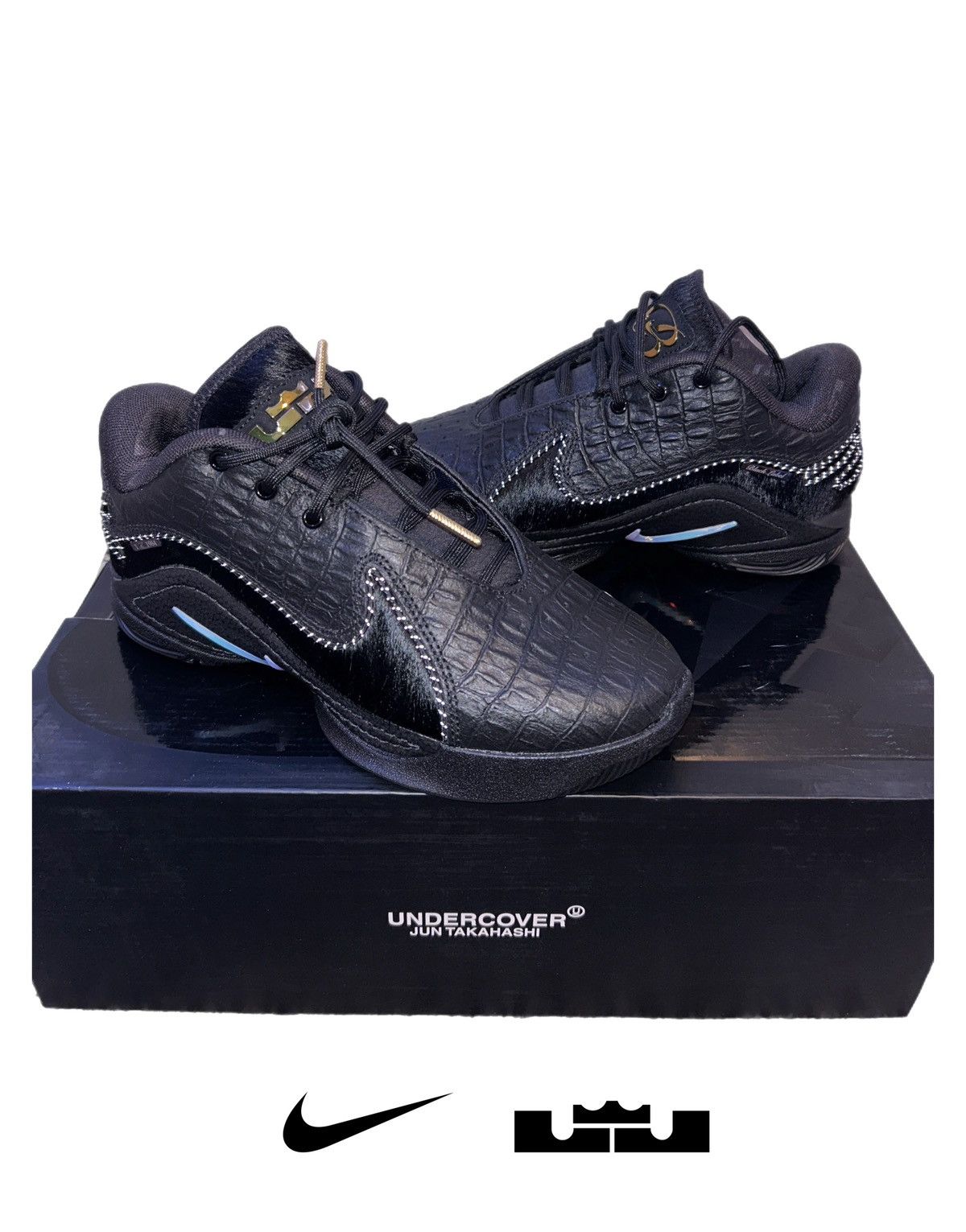 Nike ‘LIMITED’ LeBron 22 LX 'Black Label Pack' IB3866 001 Size US 5 / EU 37 - 2 Thumbnail