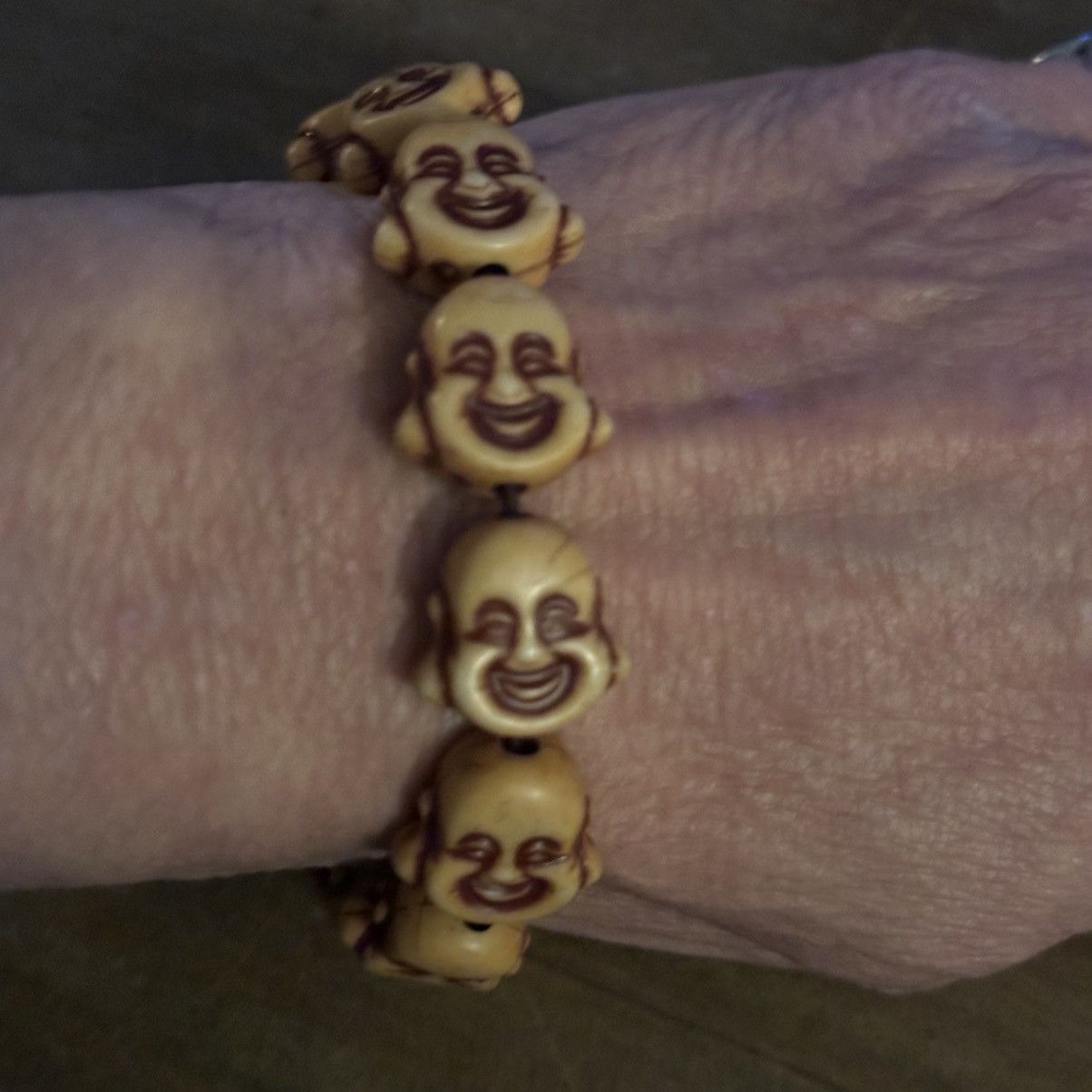 Other Buddha face bead stretch bracelet Size ONE SIZE - 3 Thumbnail
