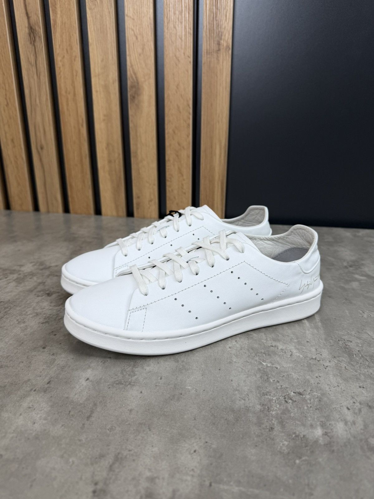 Y-3 Adidas Y-3 Stan Smith White 37 1/3 Size US 6.5 / IT 36.5 - 1 Thumbnail