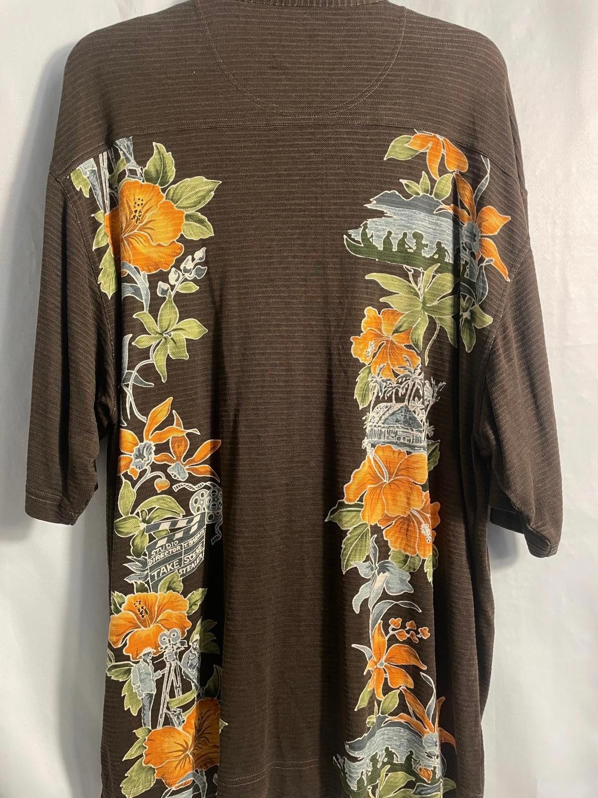 Tommy Bahama Stylish Hawaiian Floral Button-Up Shirt - Tommy Bahama Size US L / EU 52-54 / 3 - 3 Thumbnail